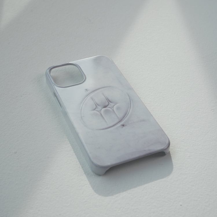 [MADE] grayish logo hard phone case (glossy)