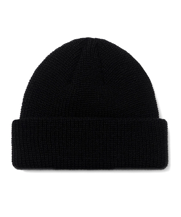 MH Short Label Beanie (Black)