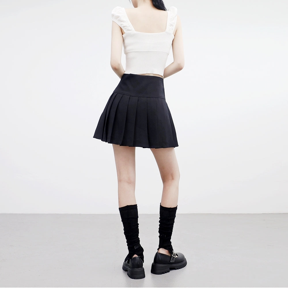 Tena Pleats Mini Skirt