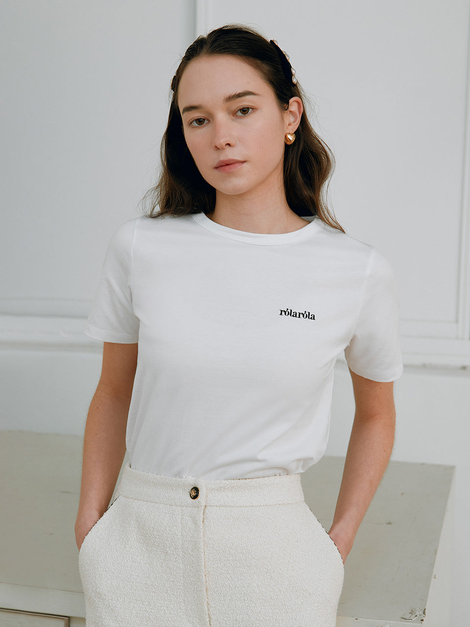 BASIC LOGO T-SHIRT WHITE