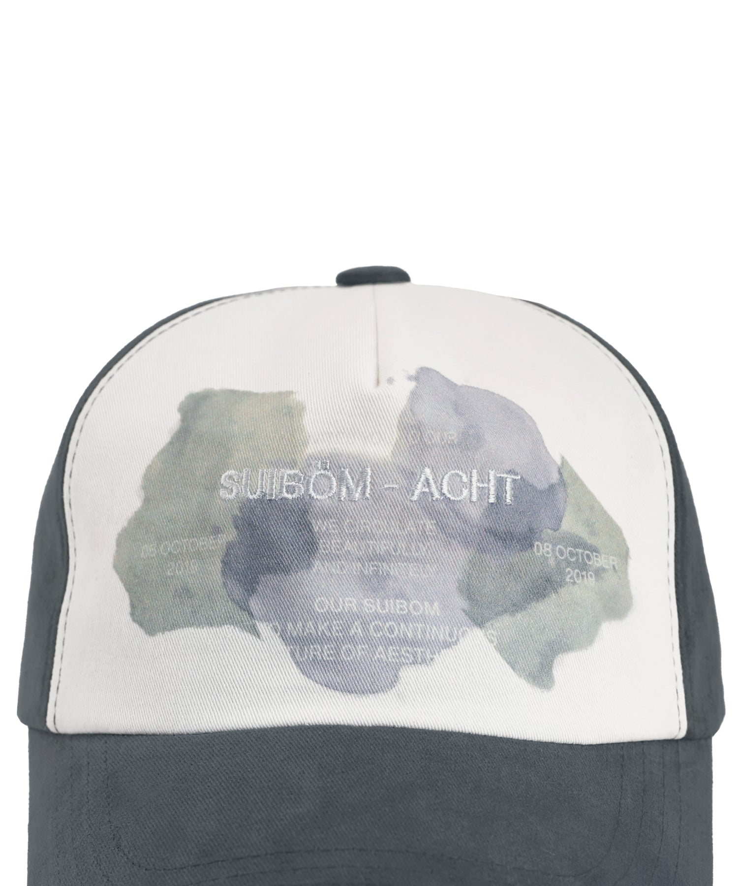 Acht Palette ball cap - Off White / Charcoal