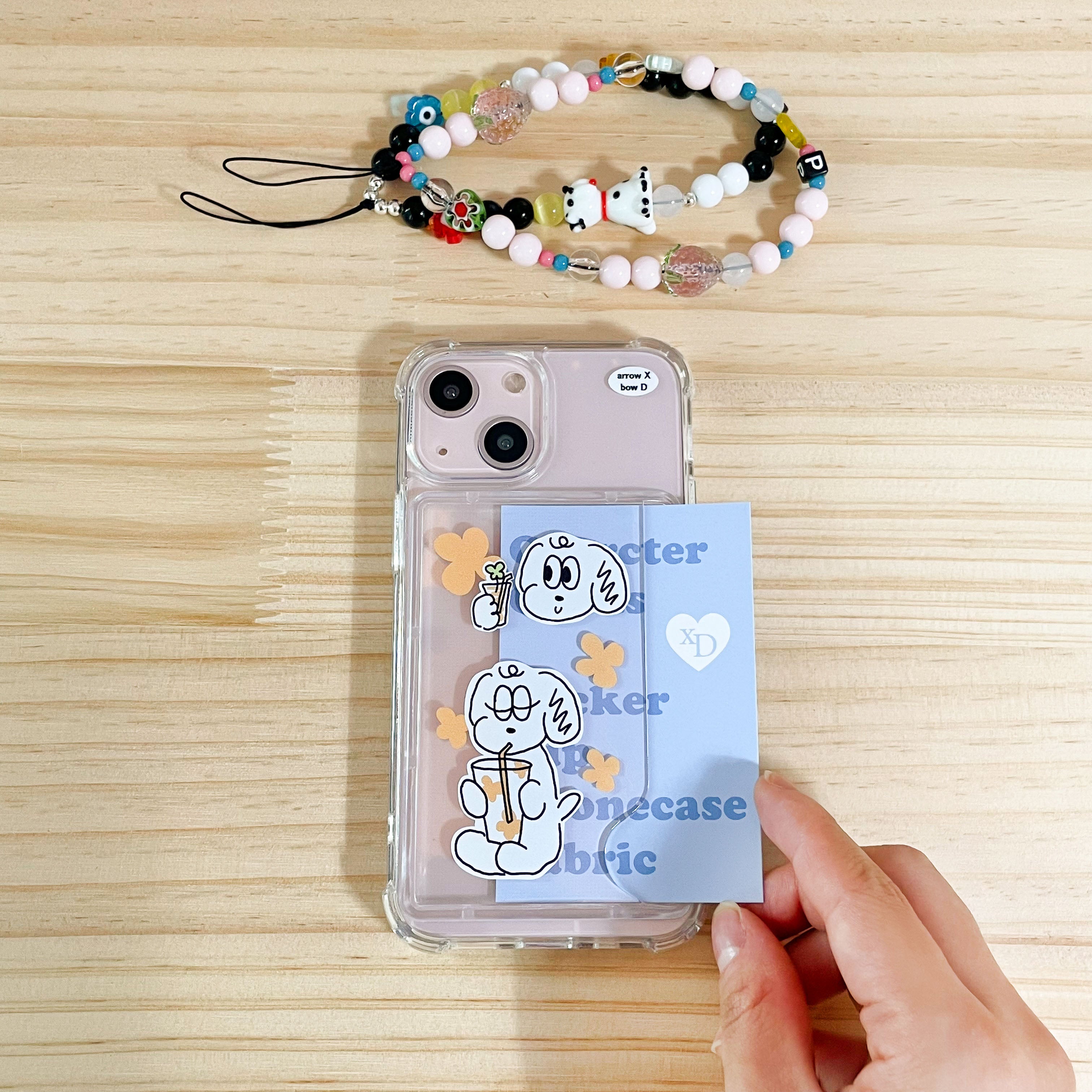 Flower Juice Puppy card jelly hard case