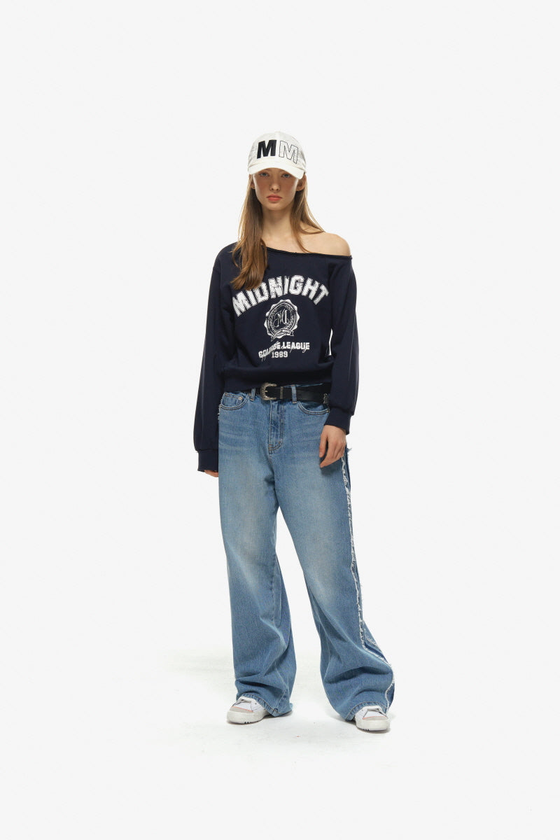 sd line denim pants (blue)