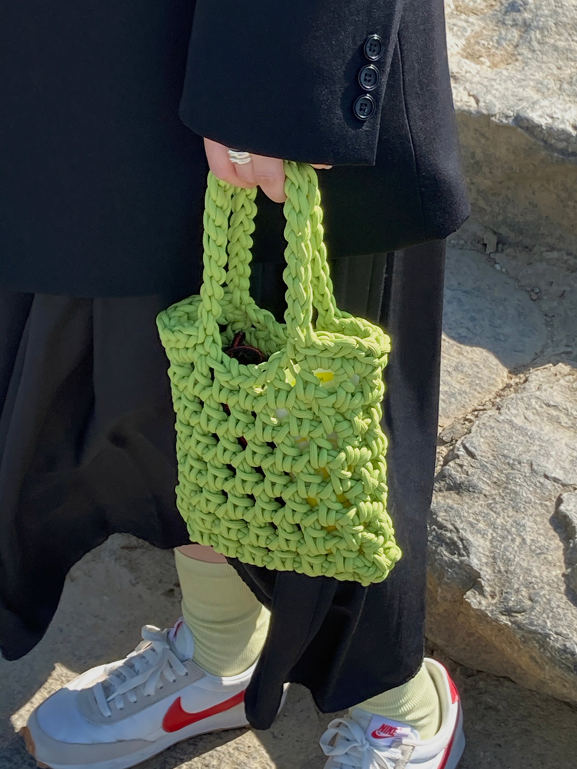 fruit net bag mini (lime)