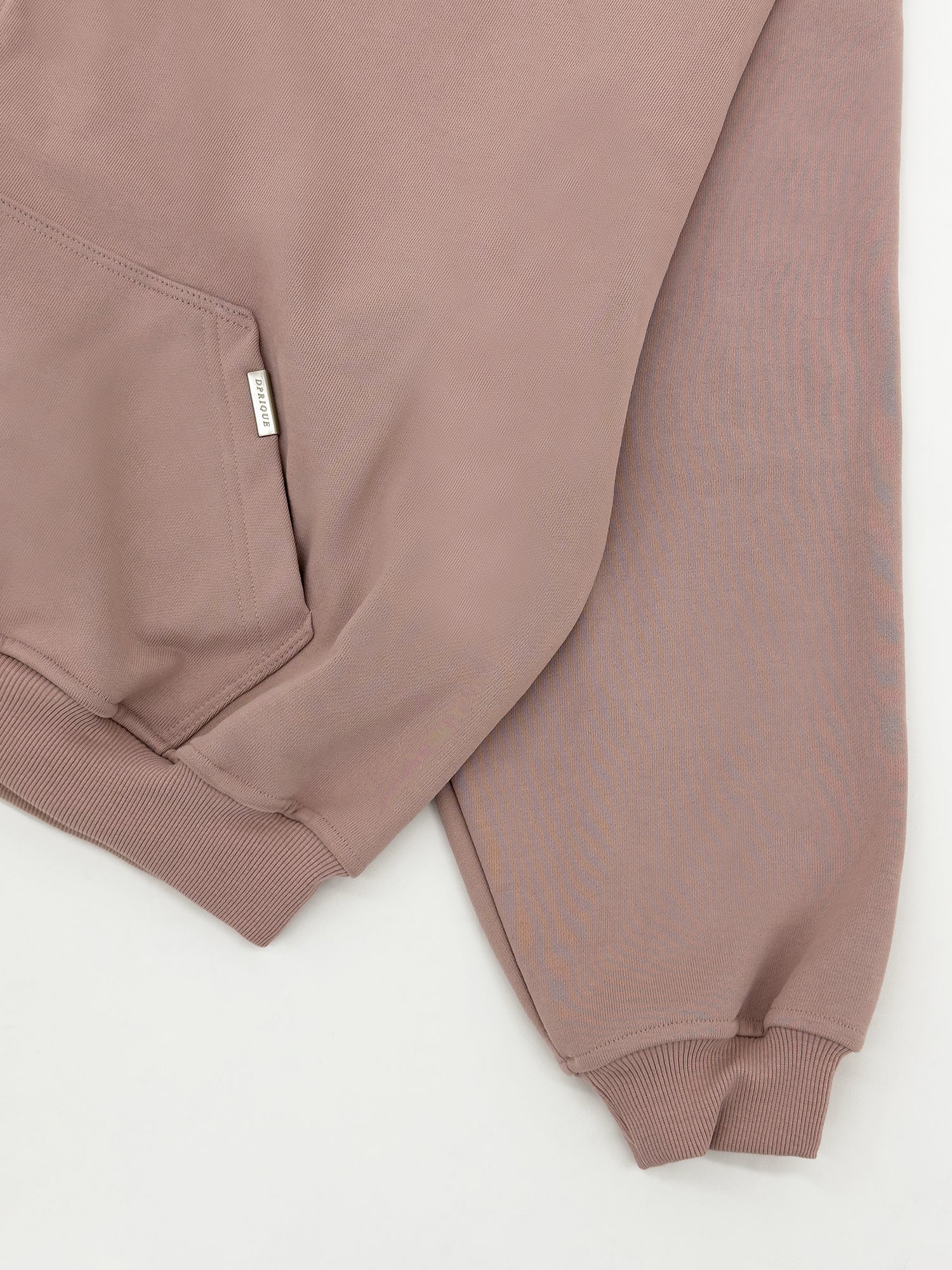 Oversized Full Zip Hoodie - Blush