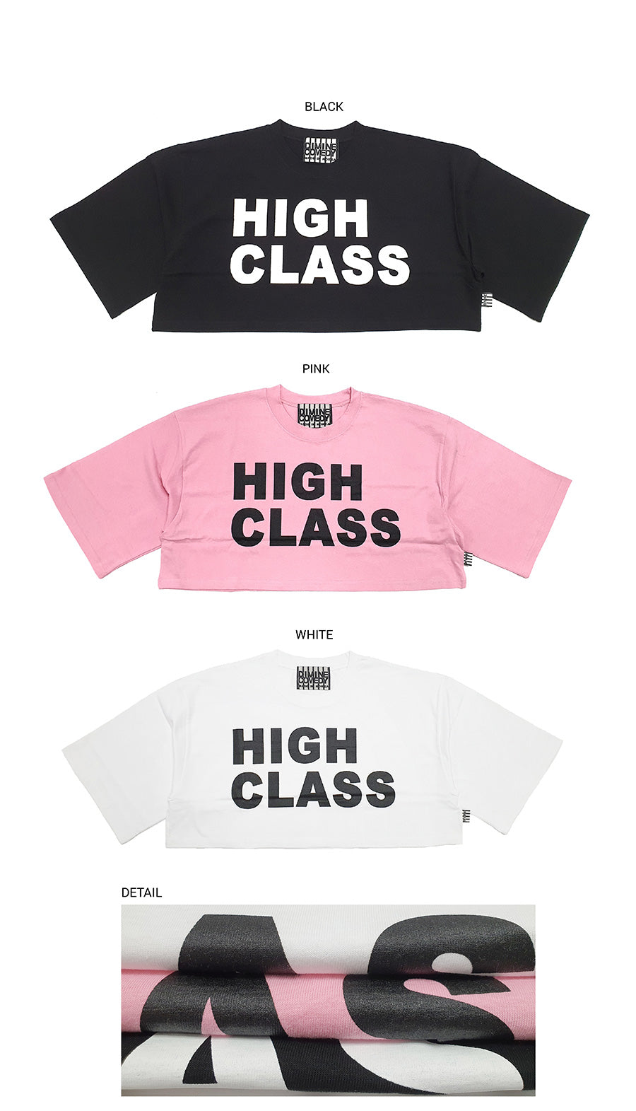 TOP(9400) High Class Crop Tee