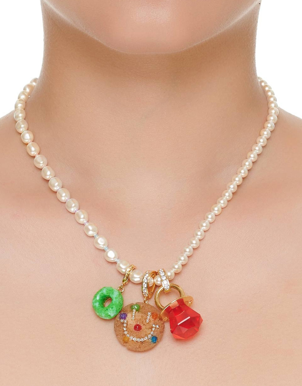 PIERROT COOKIE MULTI CHARM NECKLACE