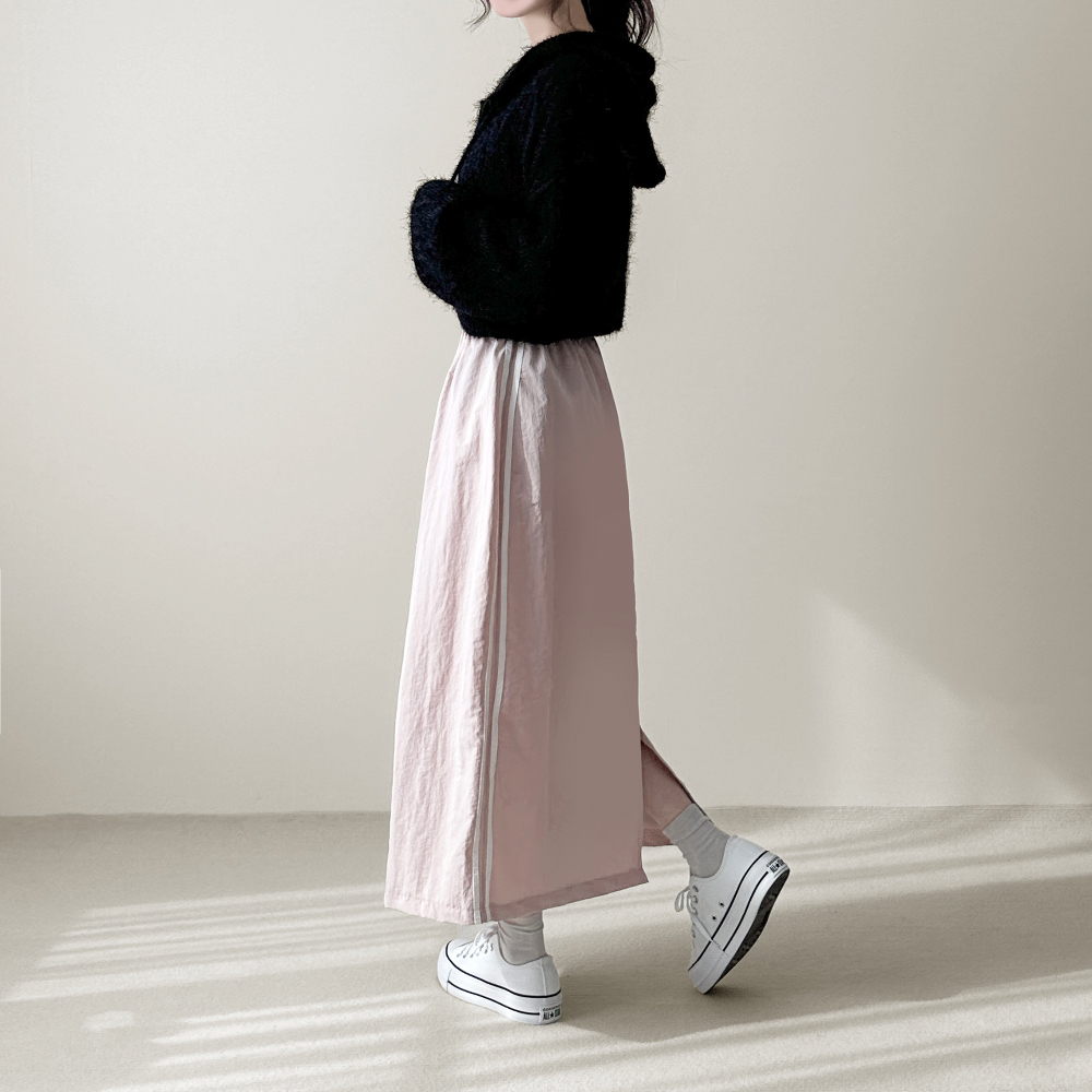 Ttwo by track long skirt skirt