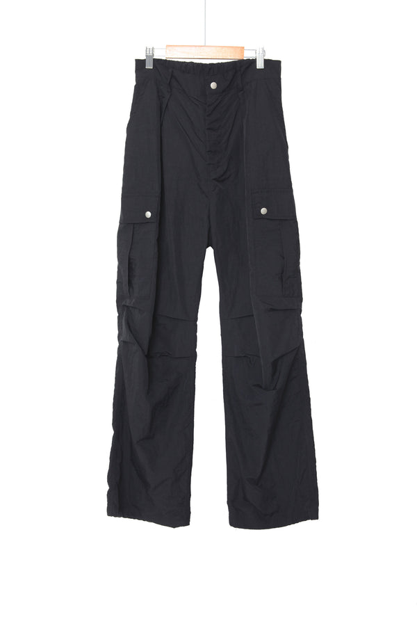 Snap Wide Cargo Pants