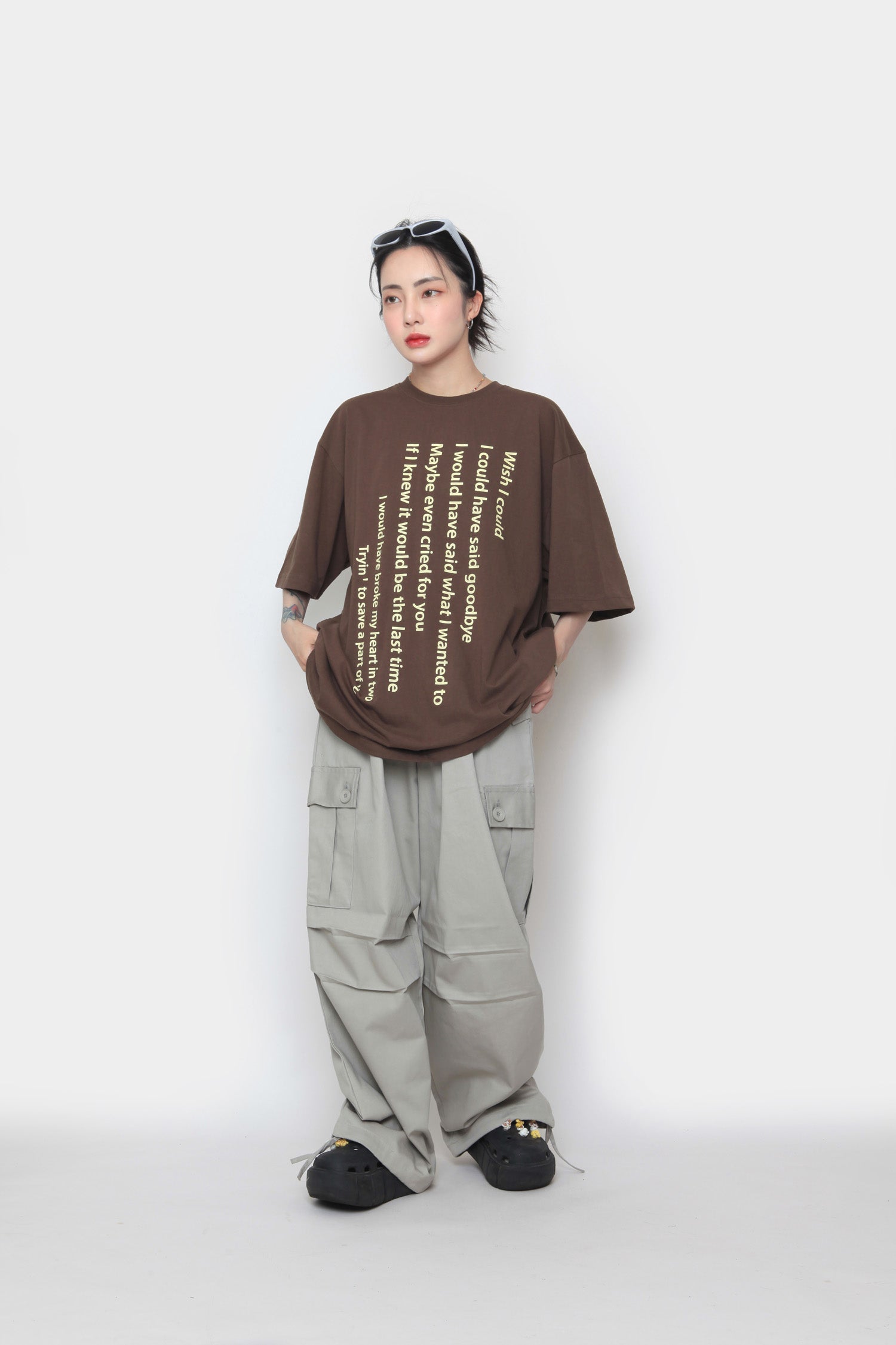 Button Pocket Cargo Pants