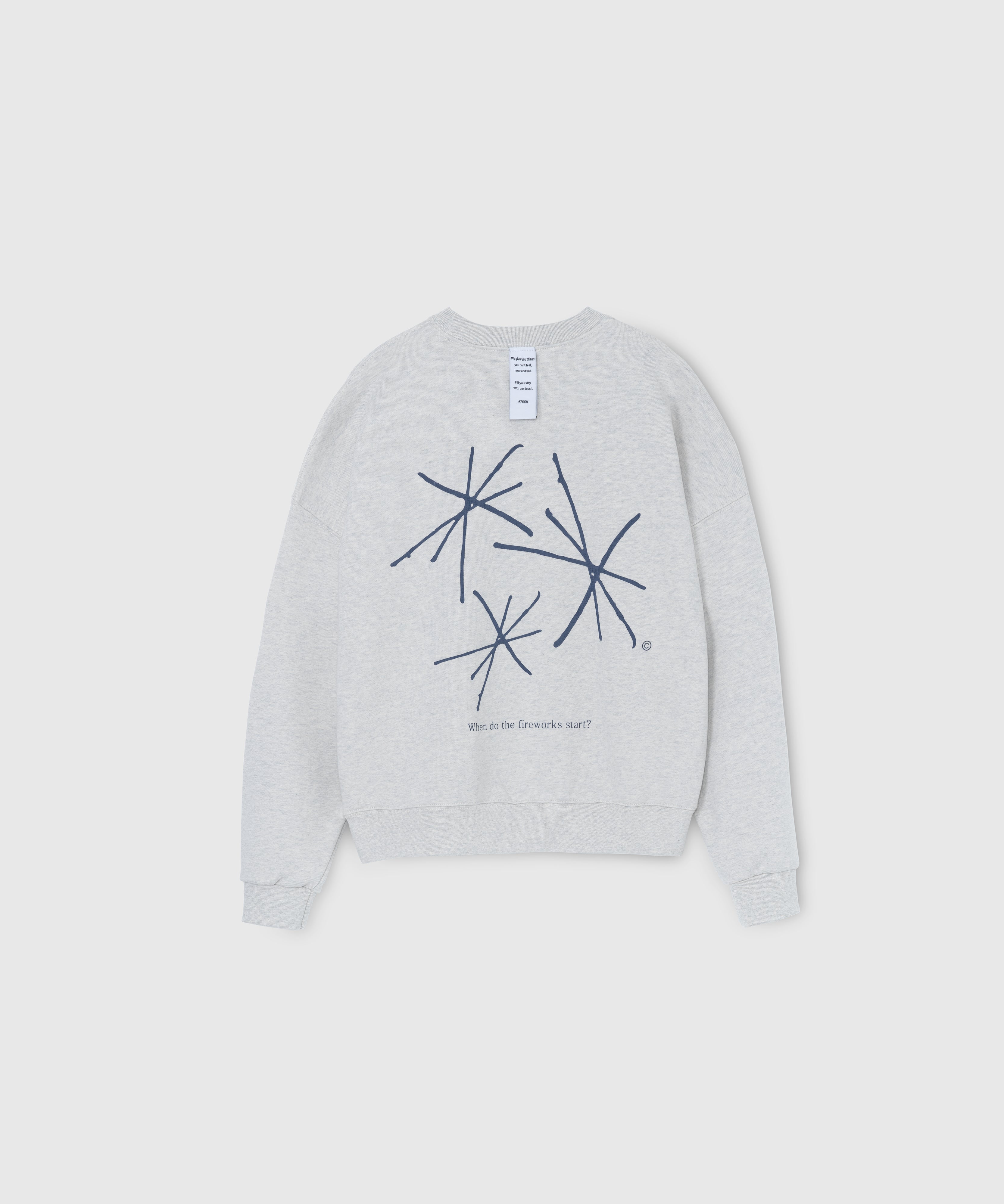 FIREWORKS SWEATSHIRTS_GRAY