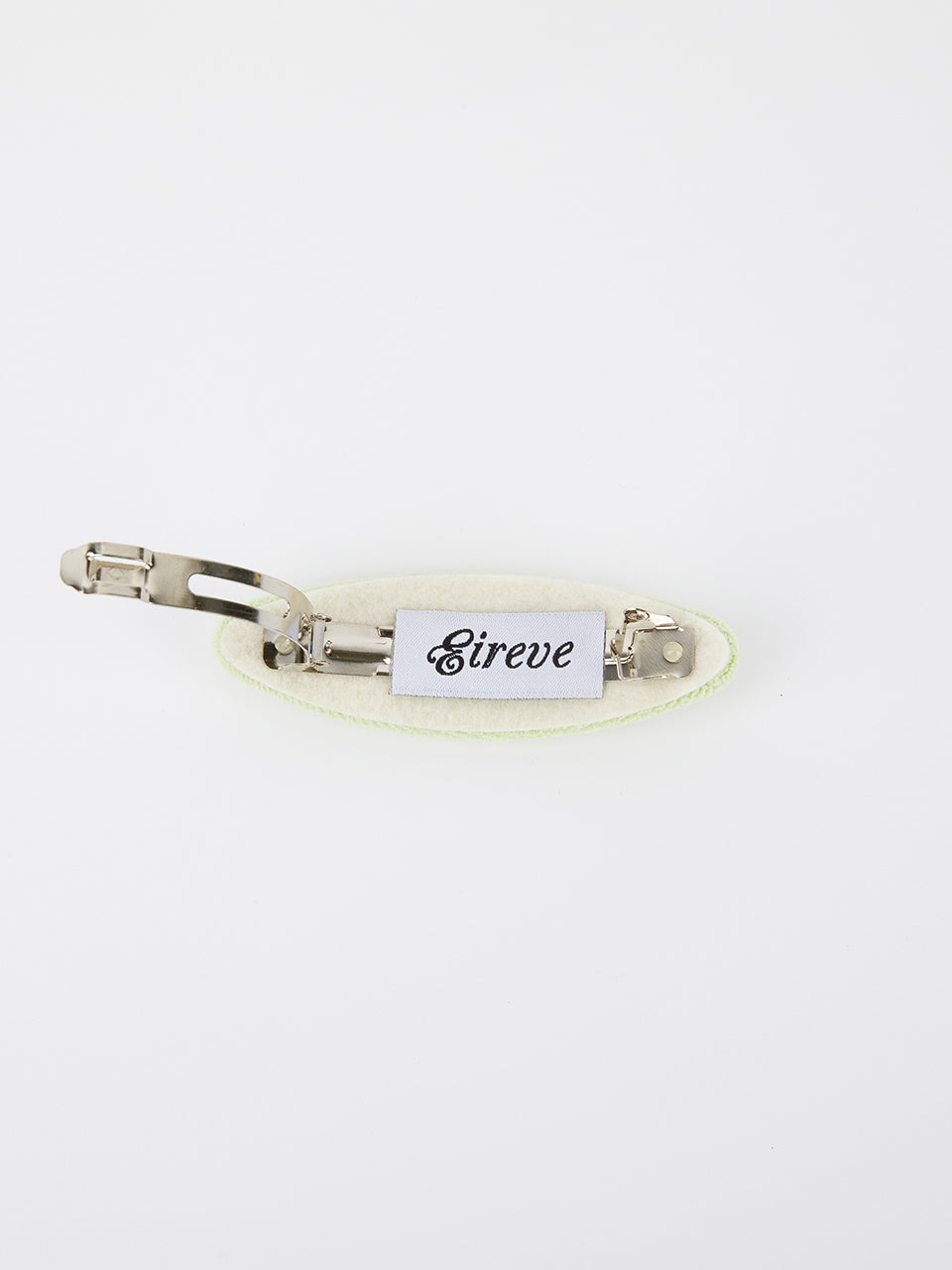 LETTERING TERRY HAIR CLIP_LIME