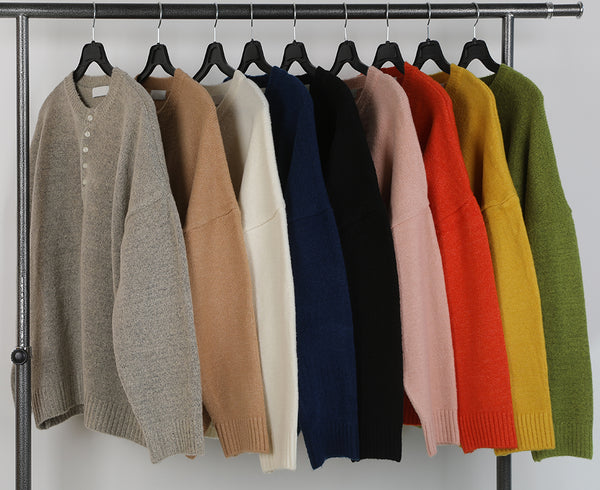 At Henry Neck Knit (9color)