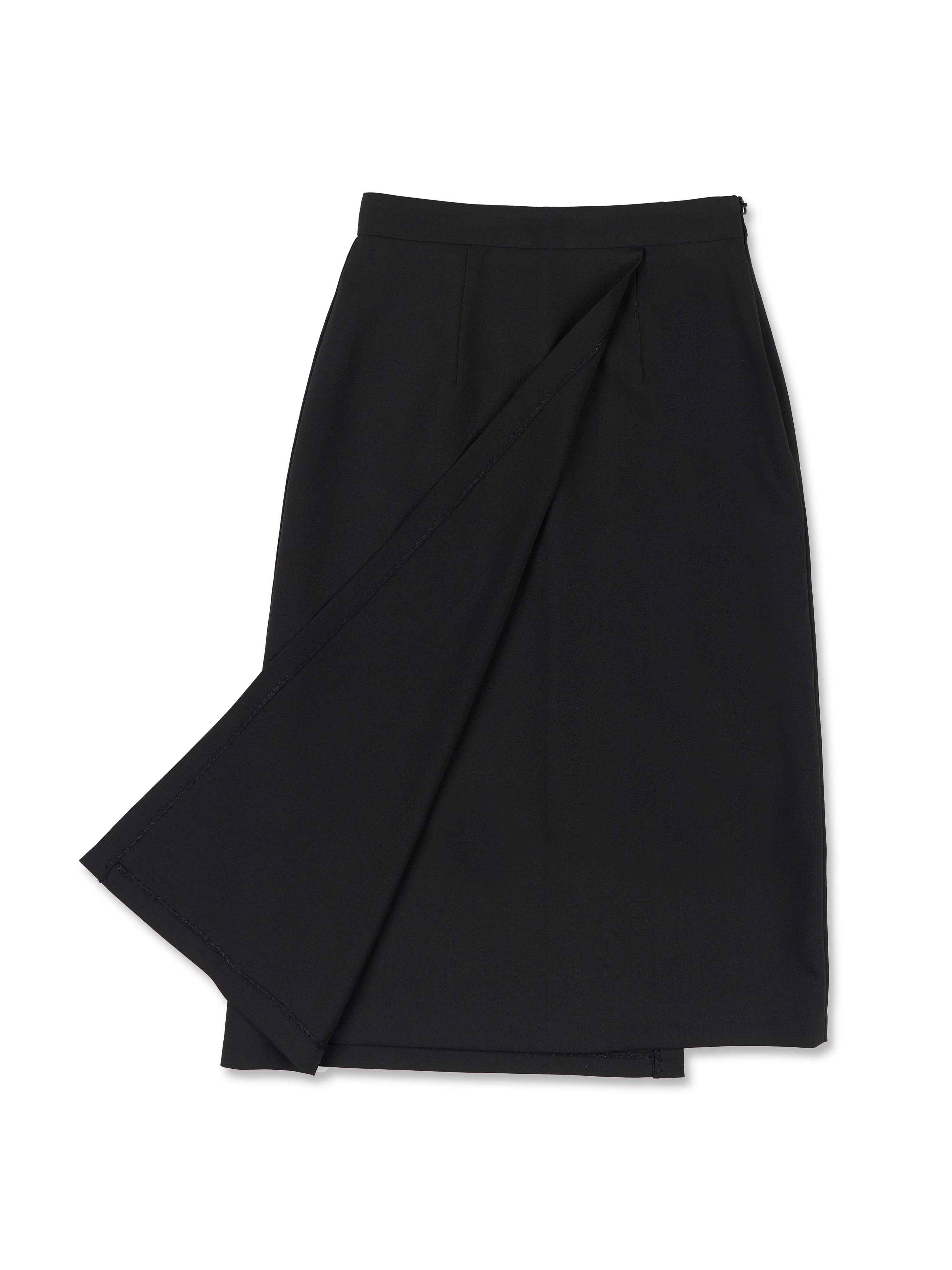 [BREEZE] Mini Midi Long Basic Skirt_BLACK (CTD1)