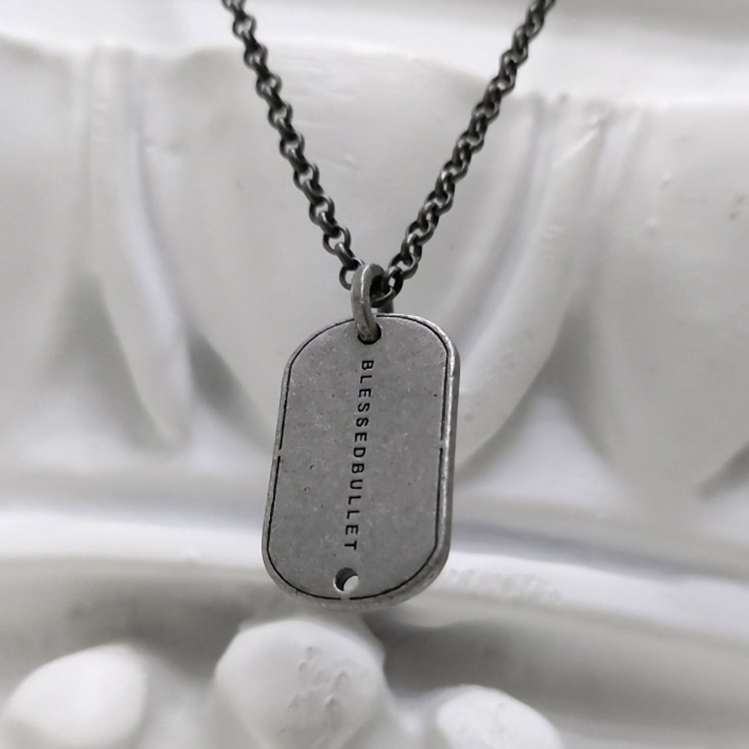 [BLESSEDBULLET]DOGTAG II CHAIN NECKLACE_MINI