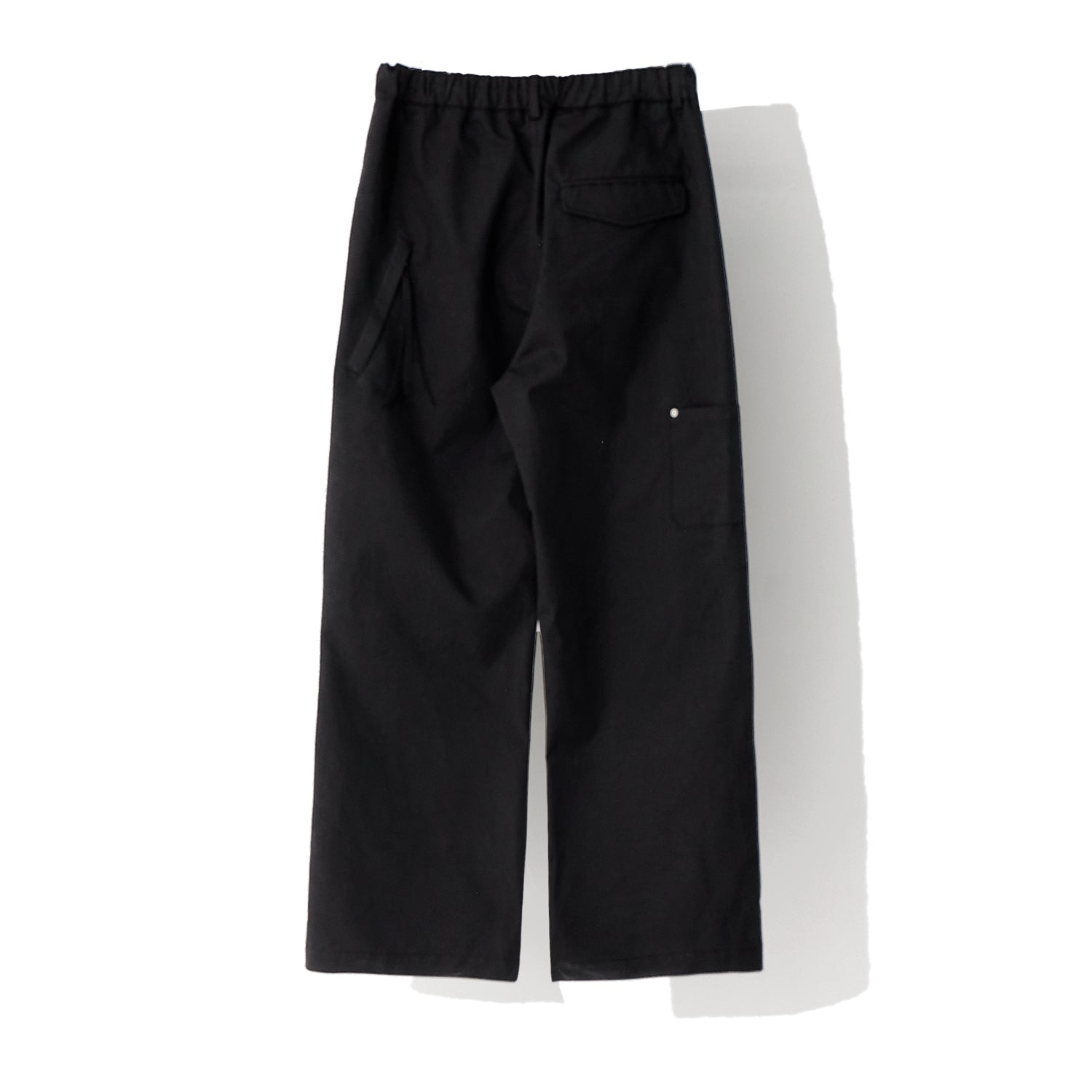 CARTER DIAGONAL ZIP PARASHUTE PANTS_BK