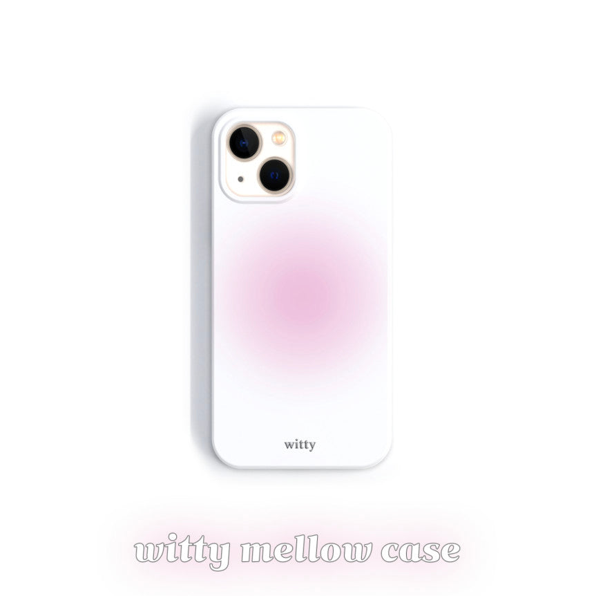 witty mellow phone case (pink)