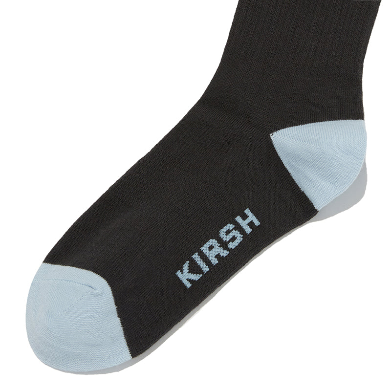 MONO CHERRY COLOR COMBINATION SOCKS [GRAY CHARCOAL]