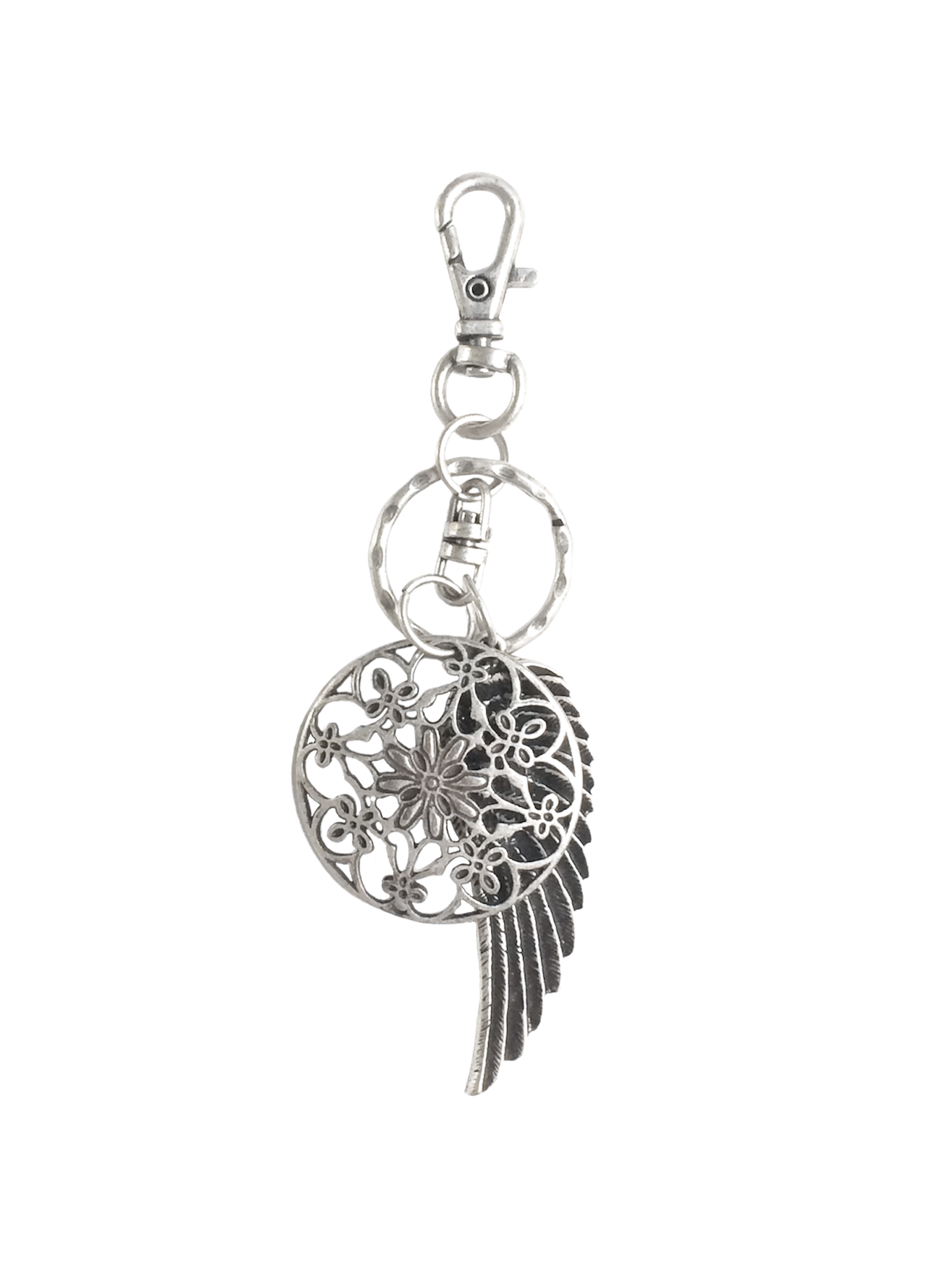 ORIENTAL FEATHER KEYRING