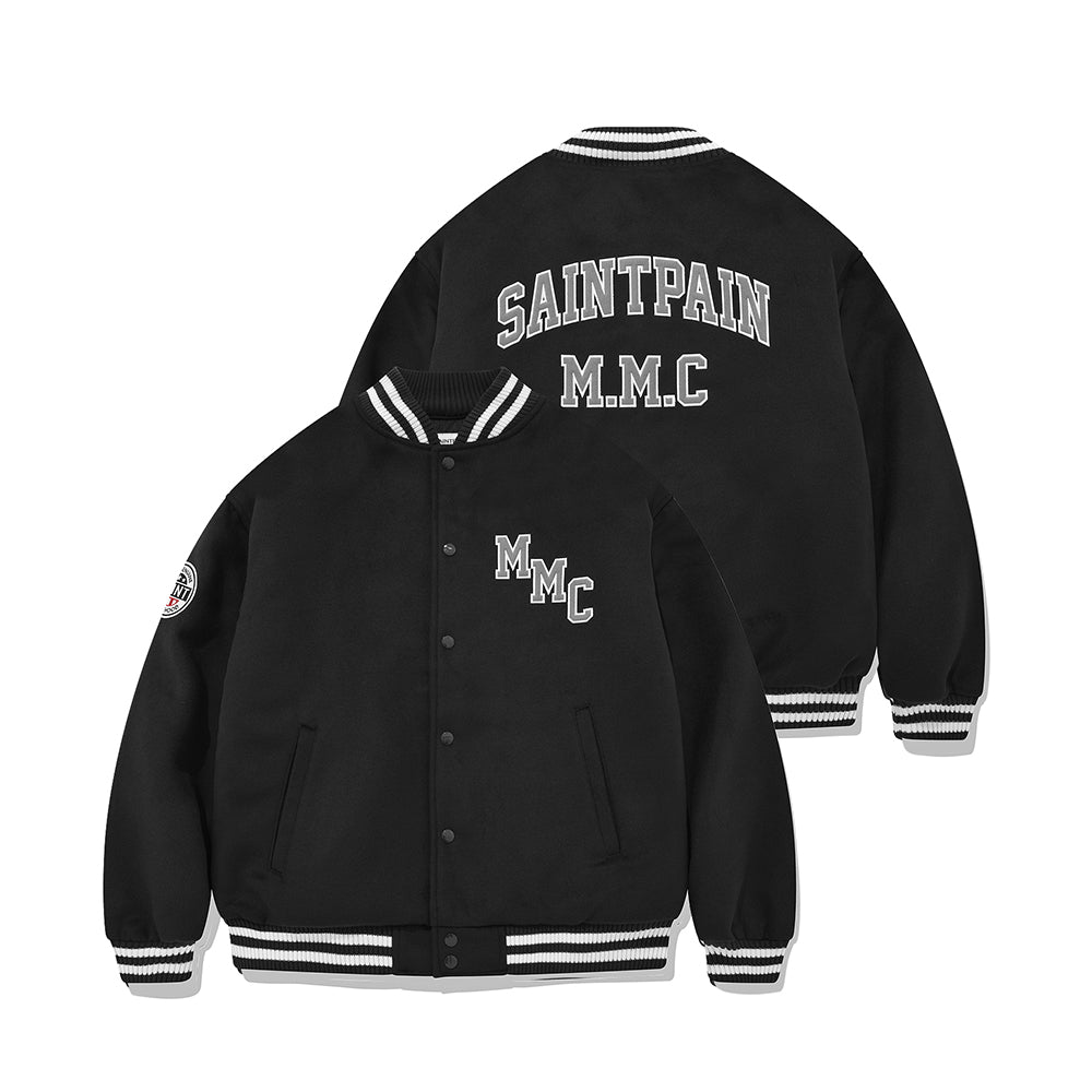 SP M.M.C LOGO STADIUM JAKET-BLACK