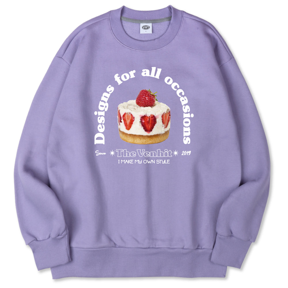 VENHIT Strawberry Cake SWEATSHIRT_B1