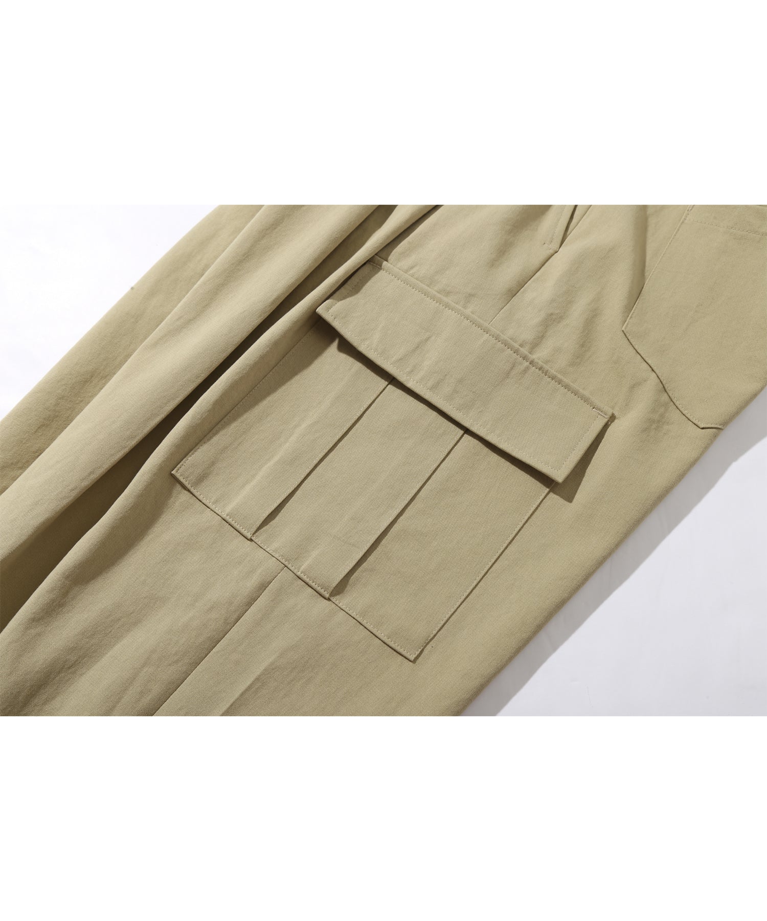 Cargo Pocket Balloon Pants (Beige)