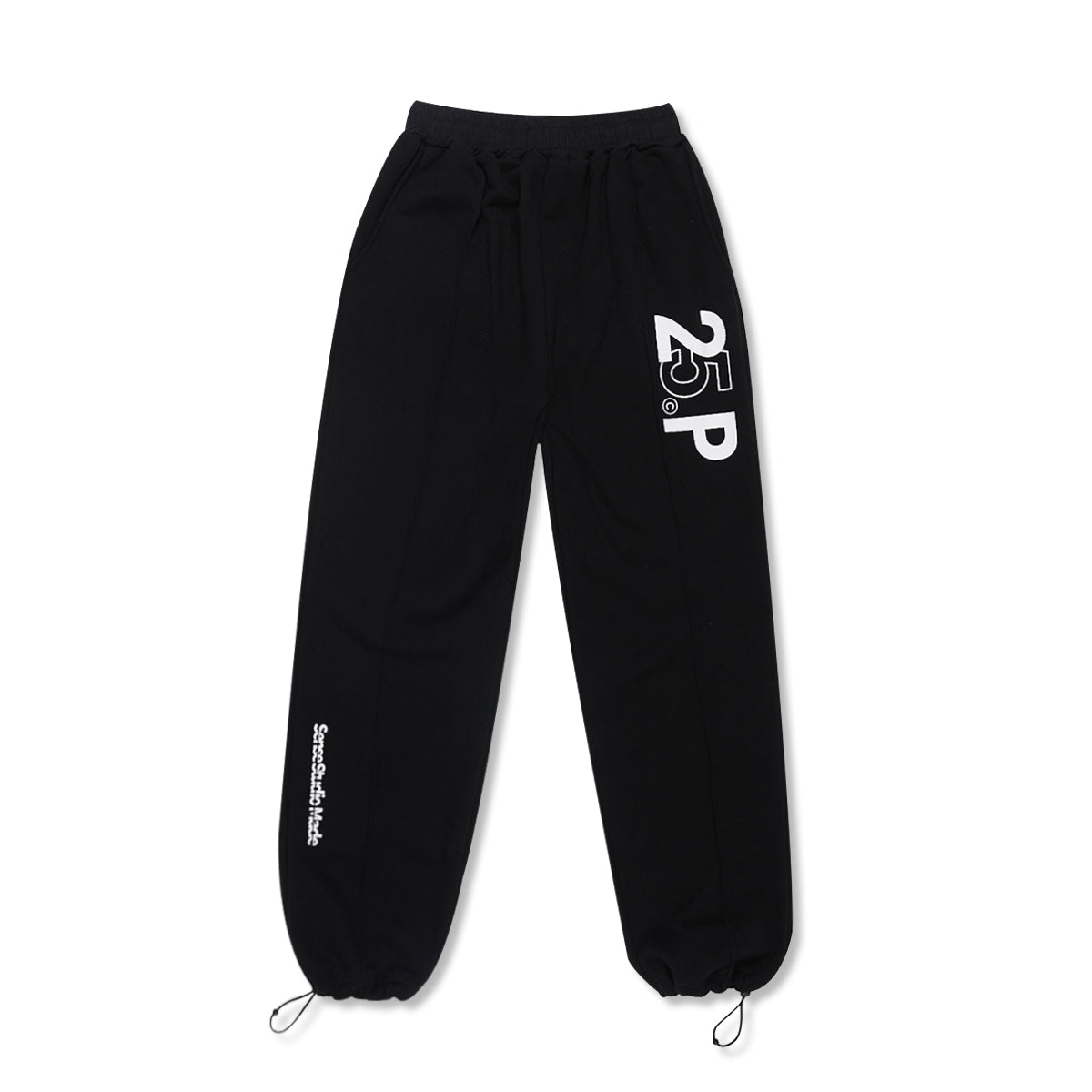 25P SENSE LOGO SWEAT PANTS_BLACK