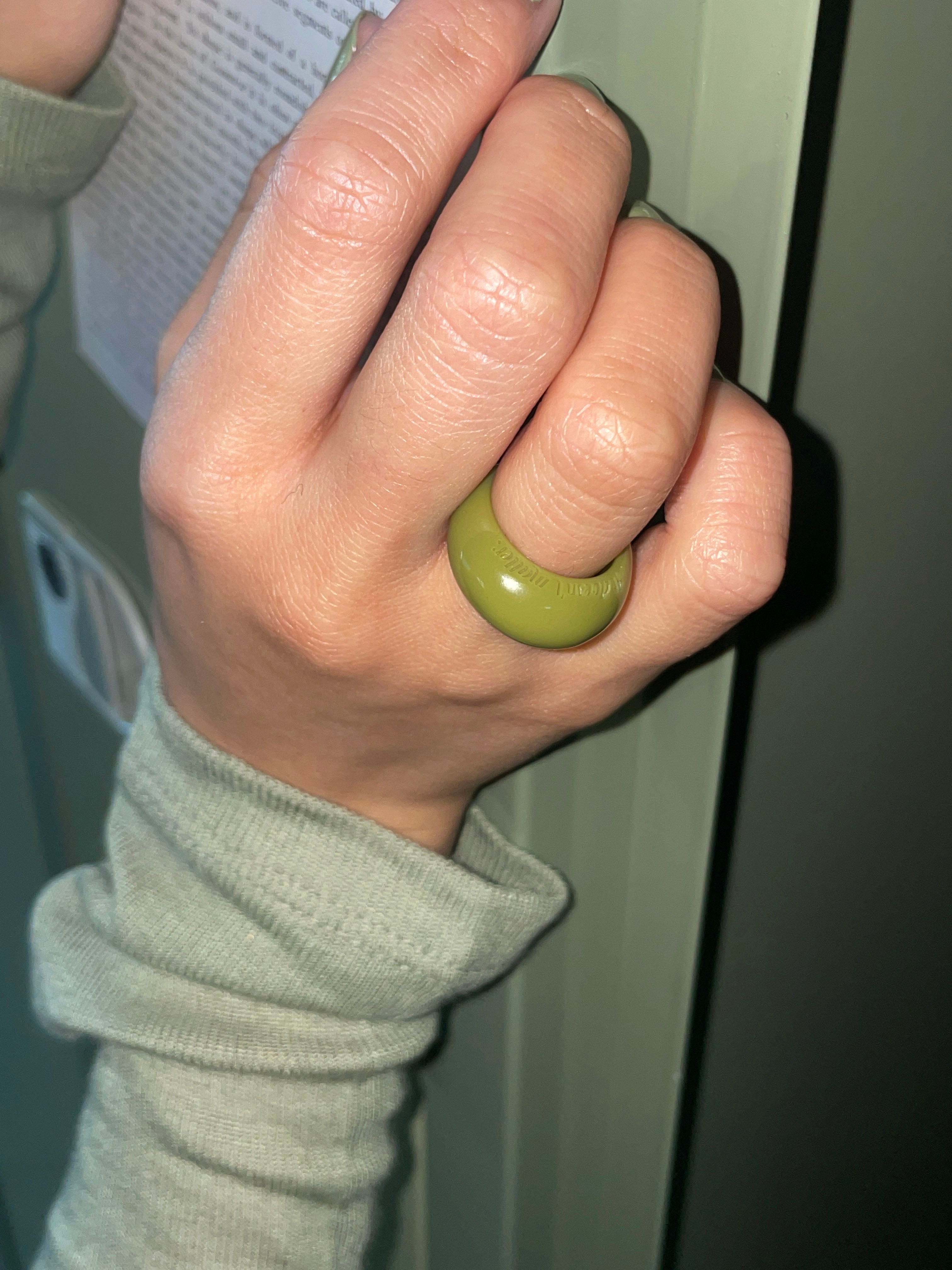 [Formica] Bonbon ring (Olive) 