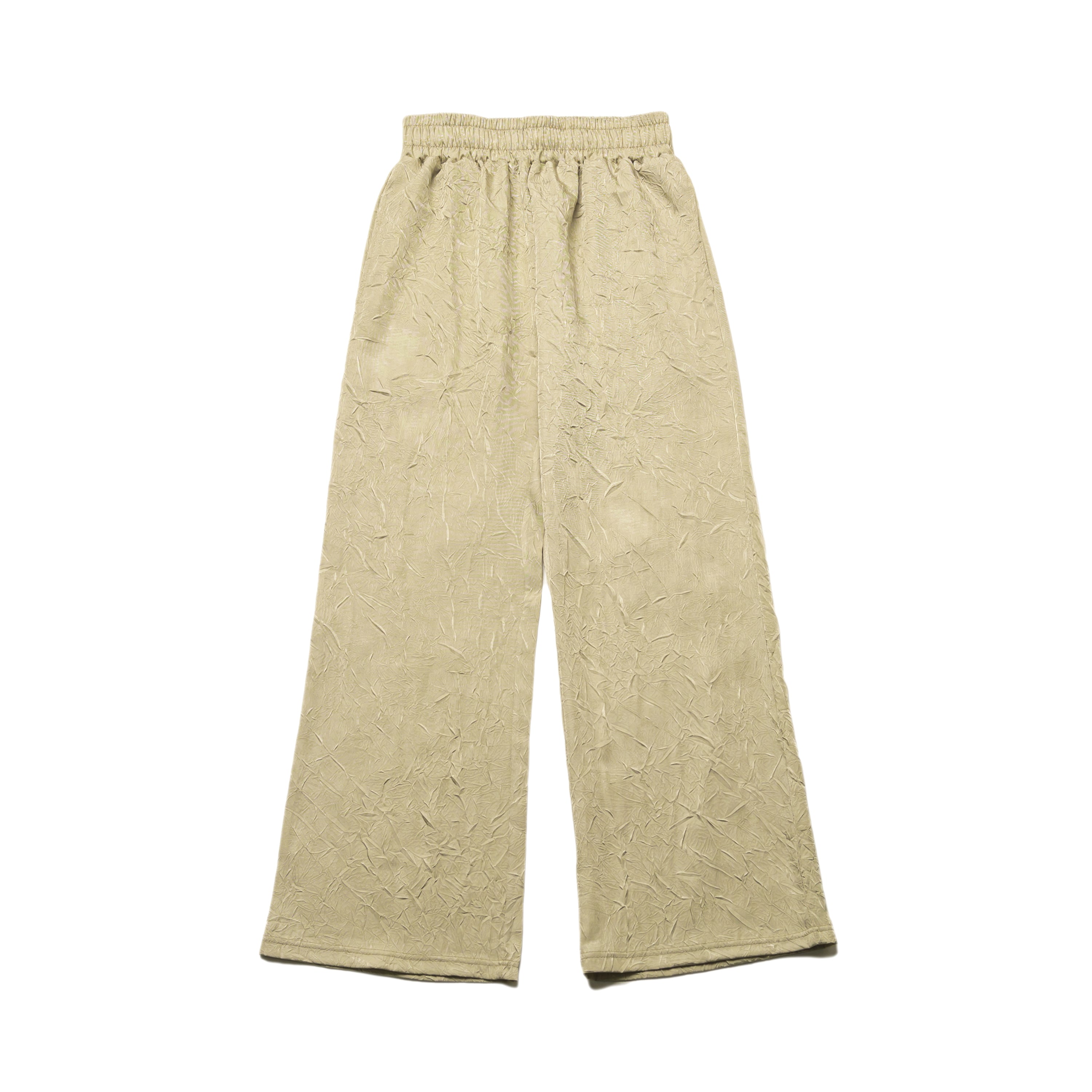 WRINKLE BOOT CUT PANTS(LIME)