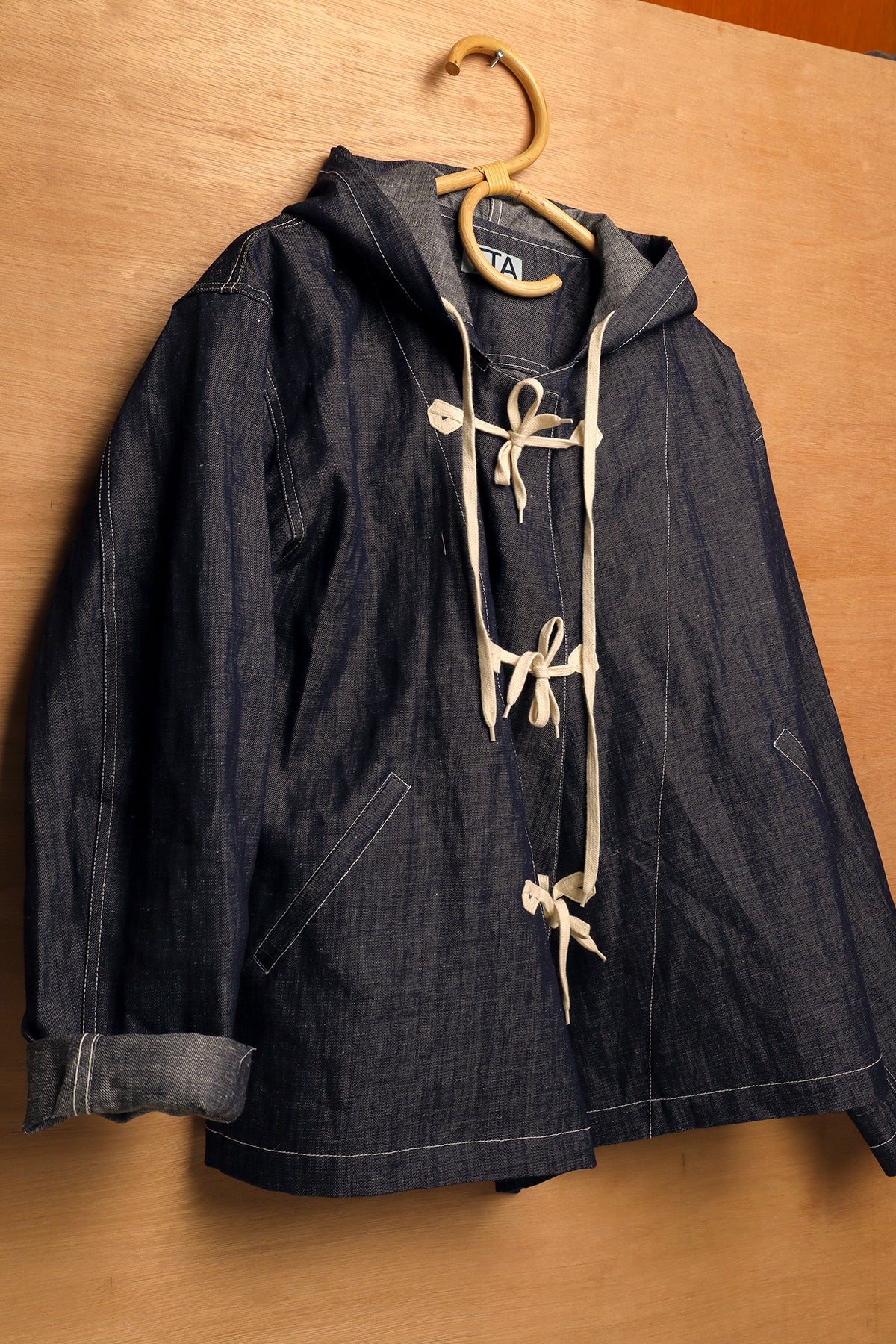 HOOD CARDIGAN JACKET-INDIGO NAVY