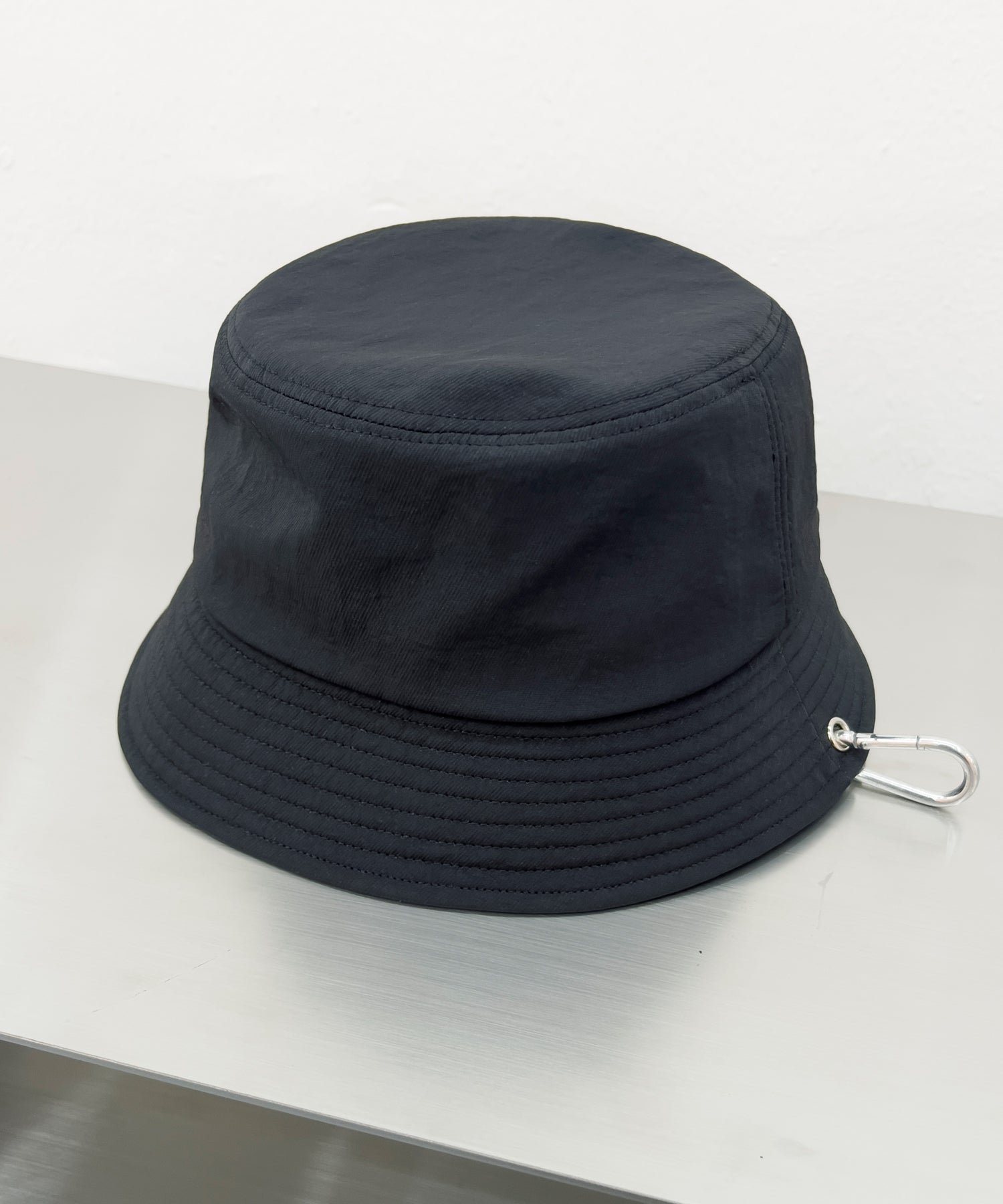 nylon eyelet loop bucket hat