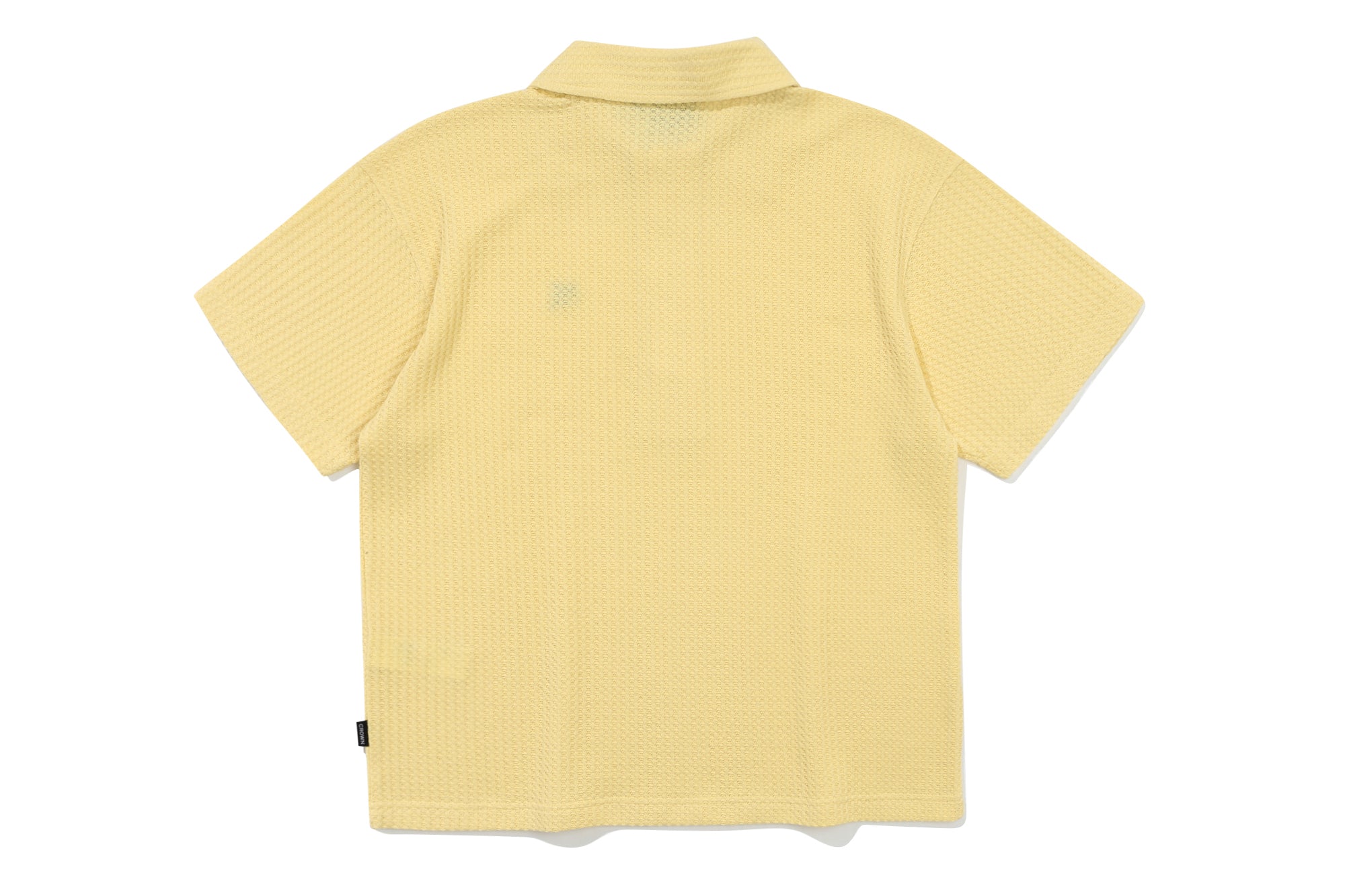 RECENT BUTTON KNIT POLO_LIGHT YELLOW