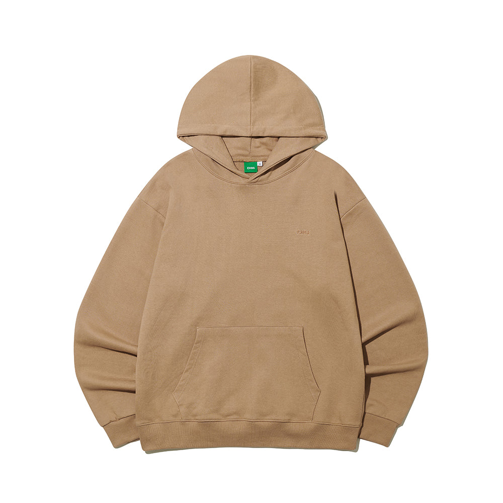 BASIC LOGO HOODIE BROWN