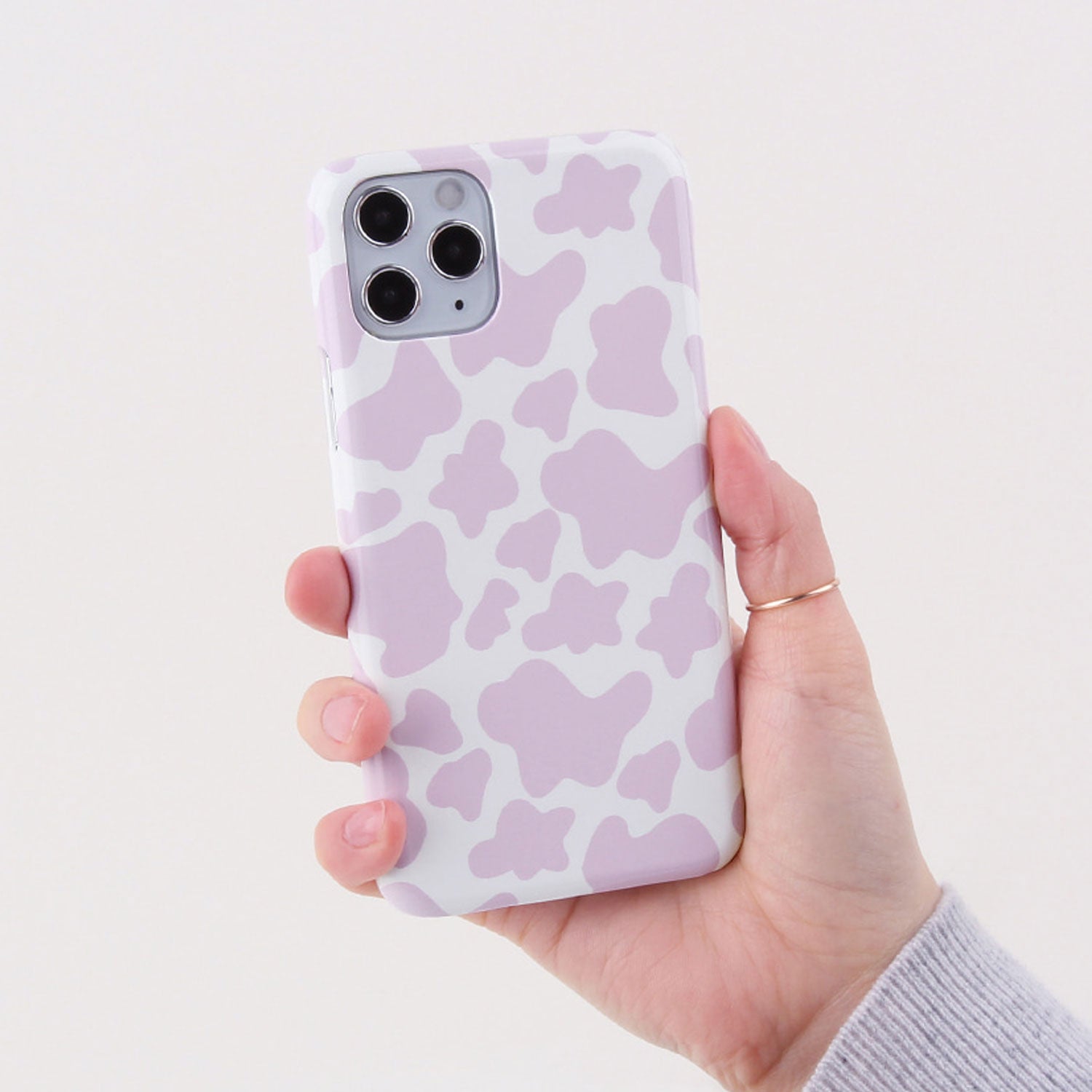 Cow glossy phone case