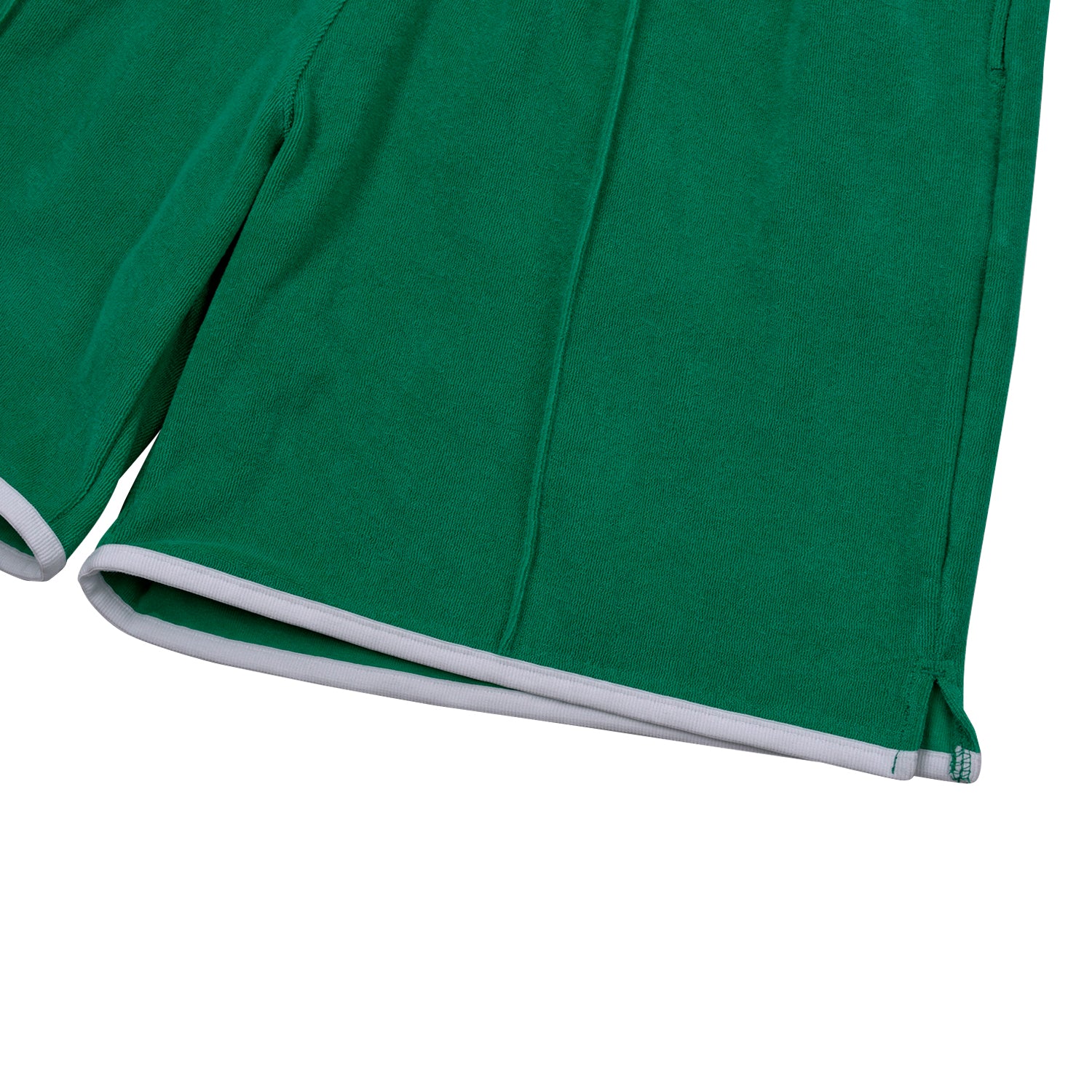 [UNISEX] Binding Terry Shorts (Green)