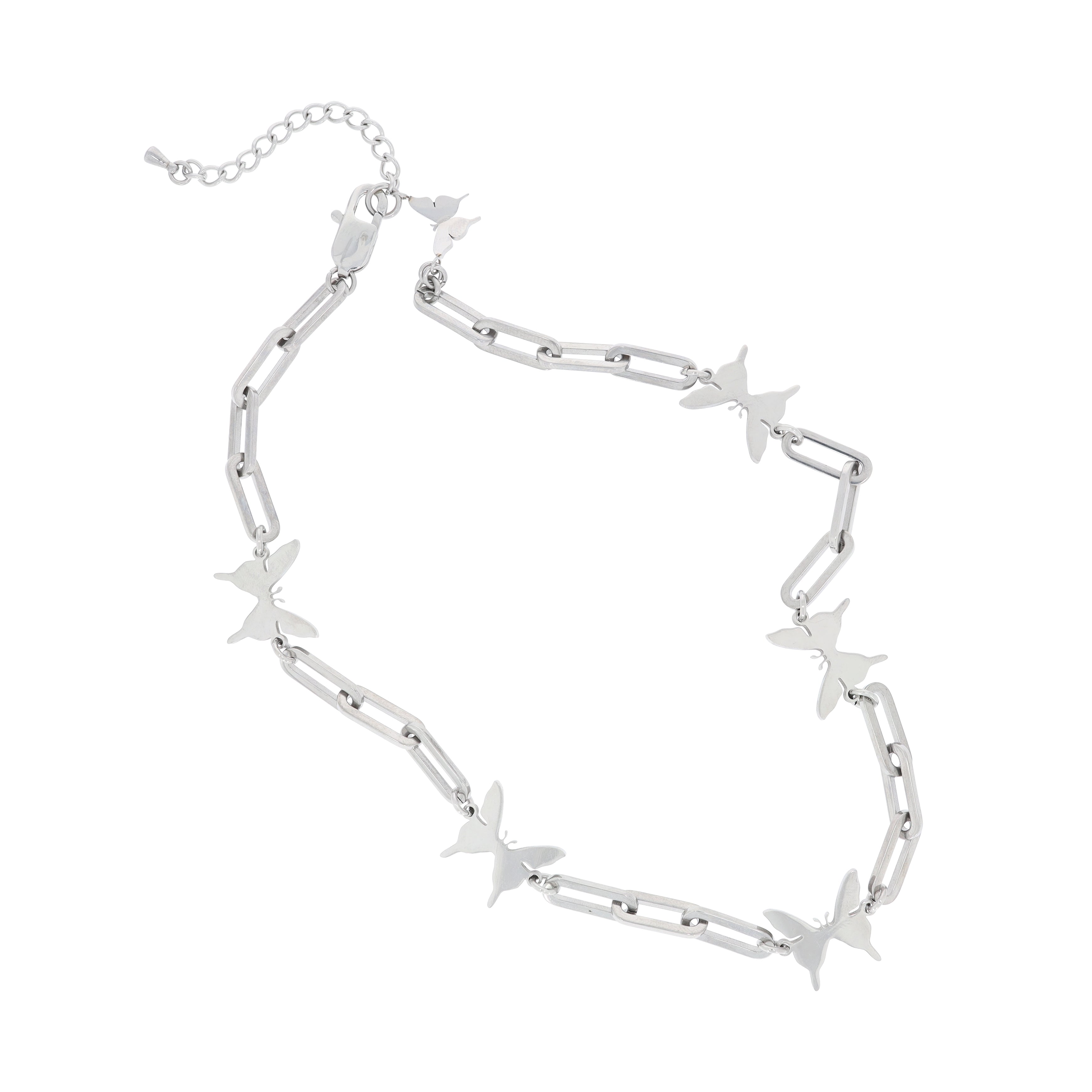 Simple Butterfly Square Chain Necklace ITZY - LiA wear