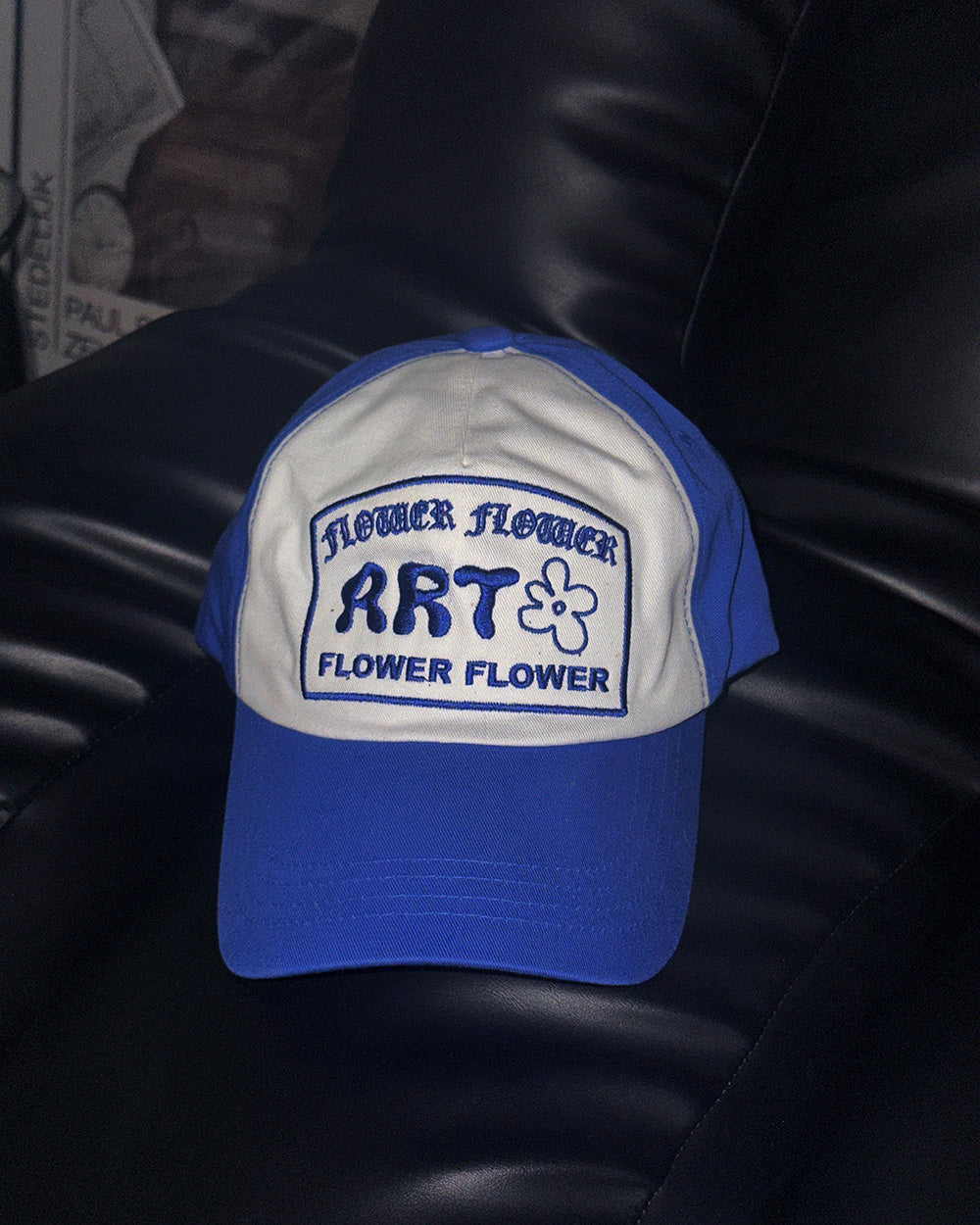 Artist Blue Colored Ball Cap