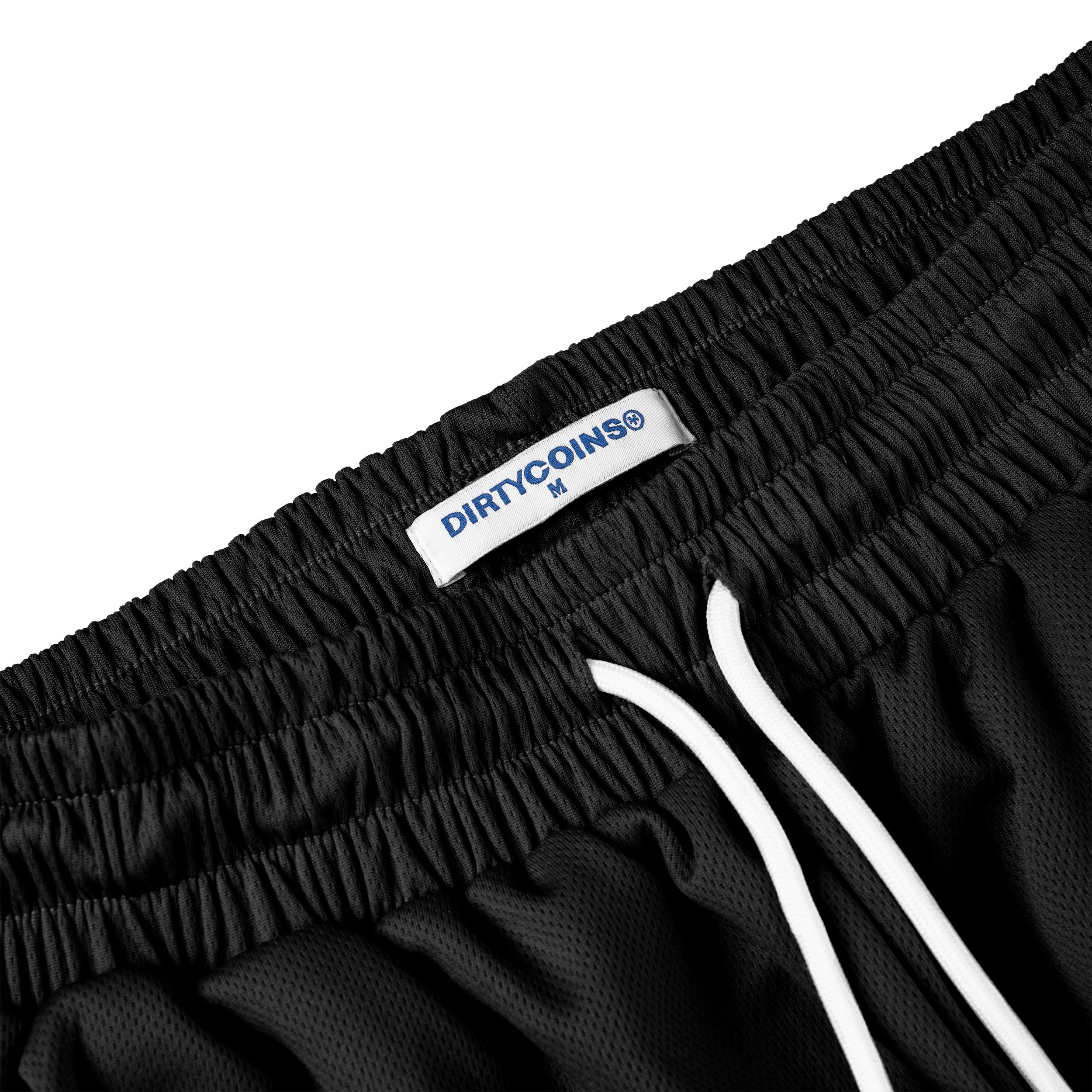 Logo Mesh Shorts - Black