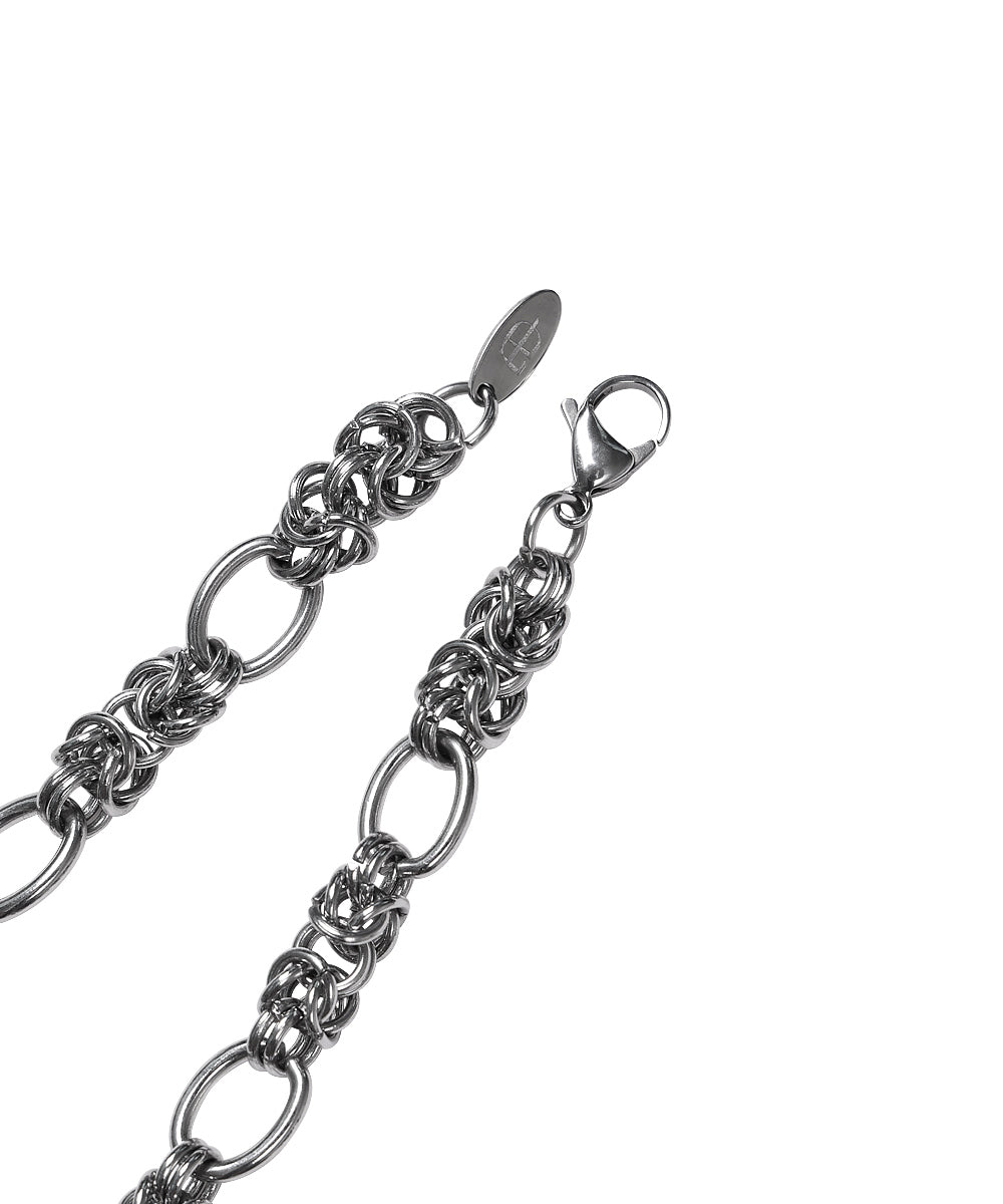 WEAVE CHAIN BRACELET_SILVER