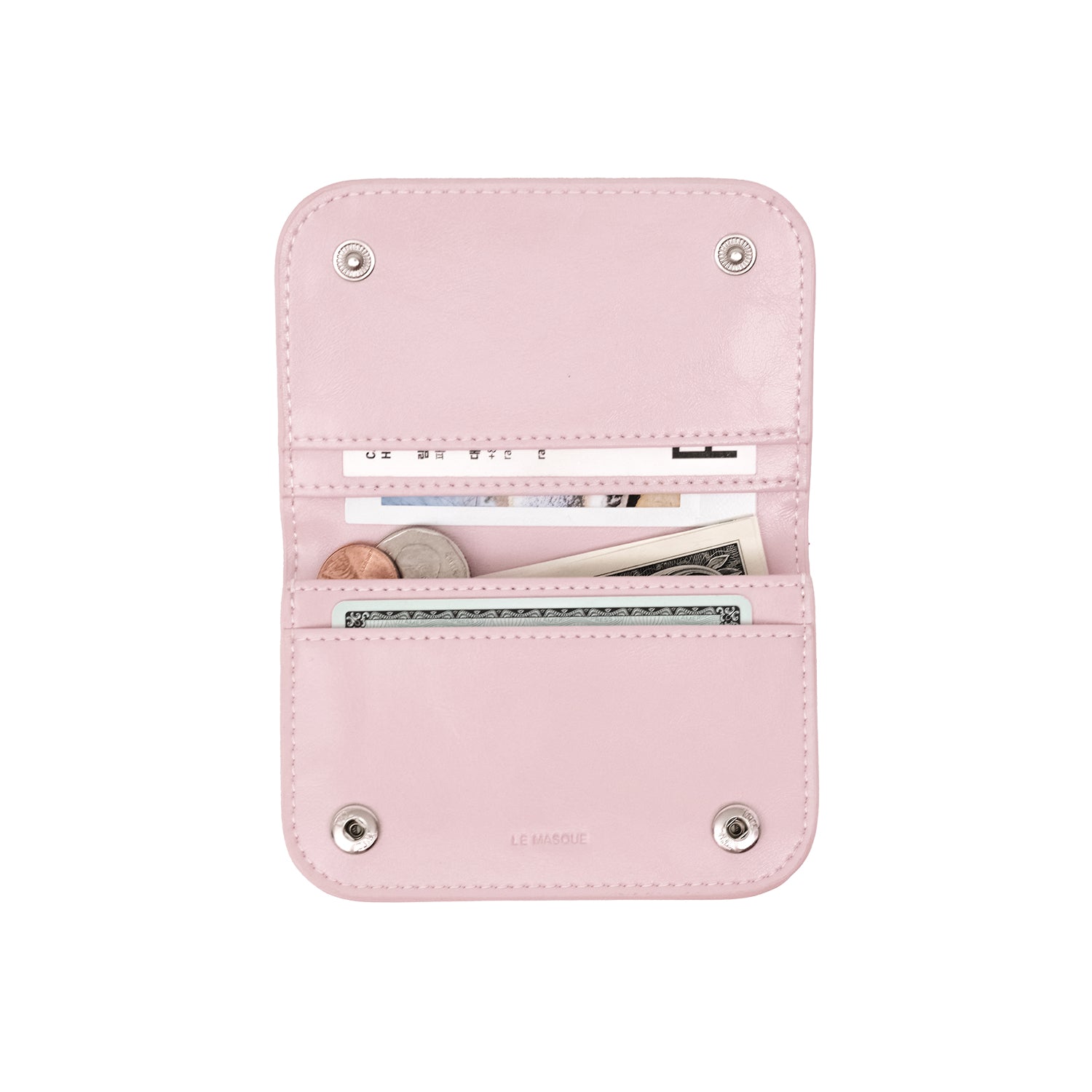 DOT Compact Card Wallets baby pink