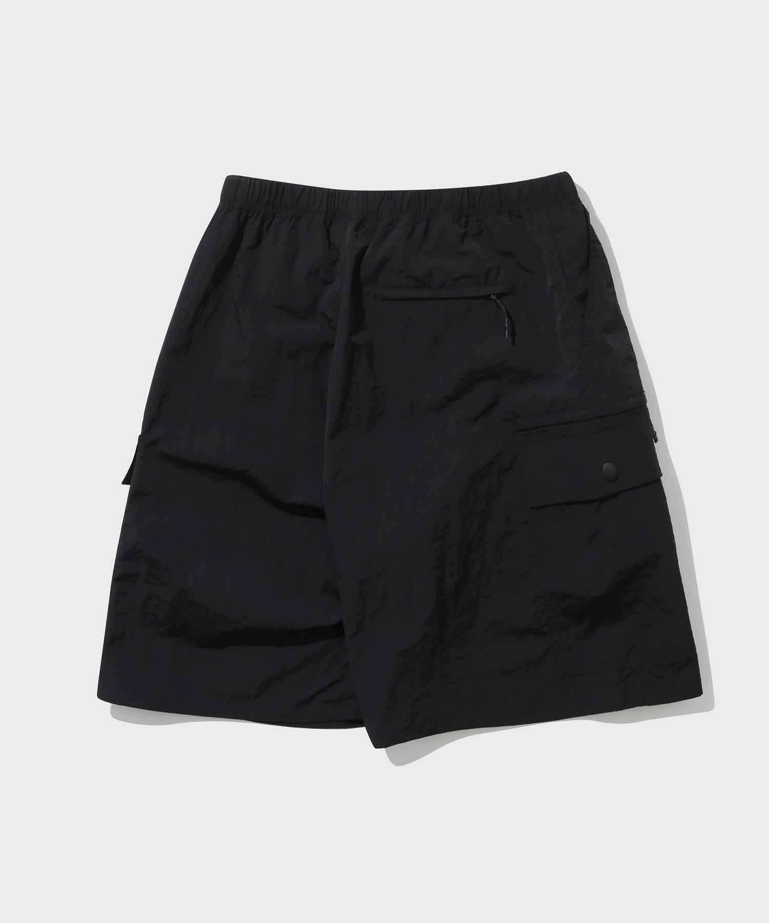 Multi Pocket Cropped Pants (Black)