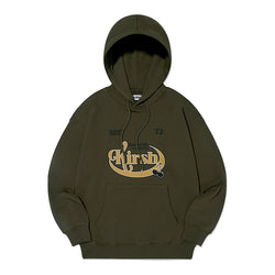 SPORTY GRAPHIC HOODIE [KHAKI]