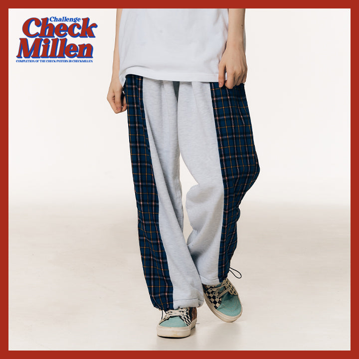 Tartan Check point Pants (Blue)