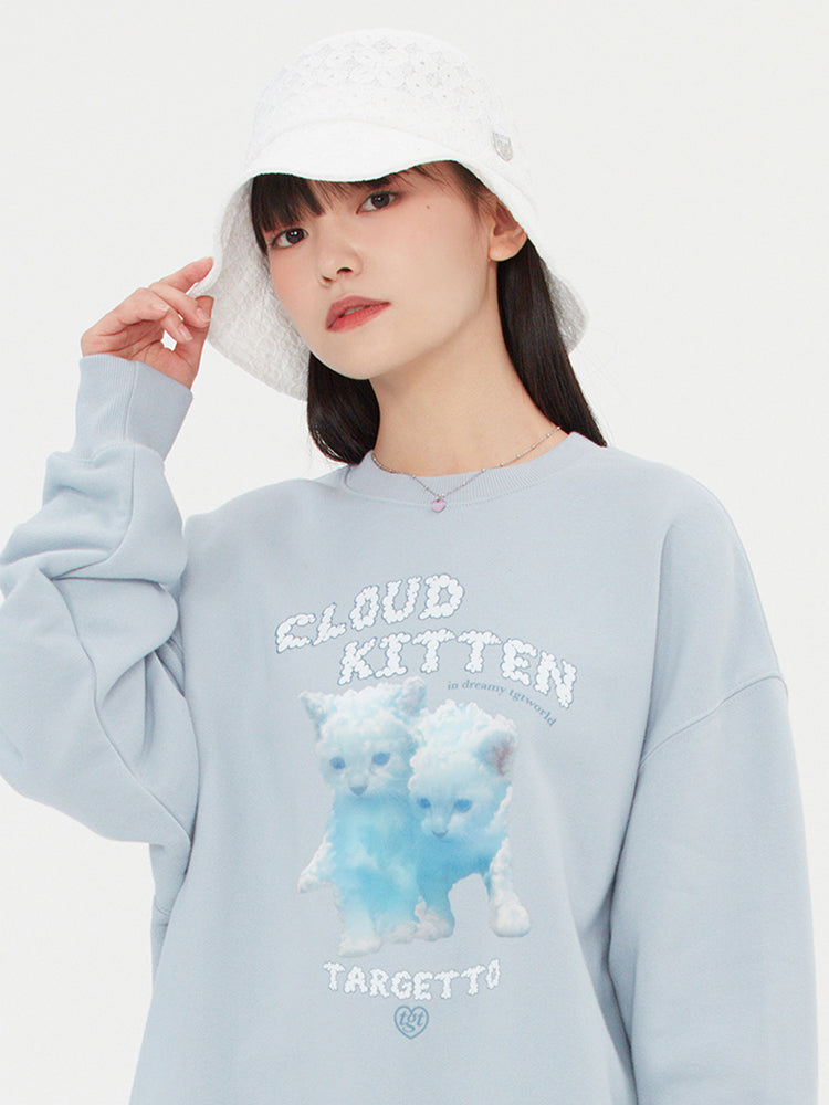 CLOUD KITTEN SWEAT SHIRT