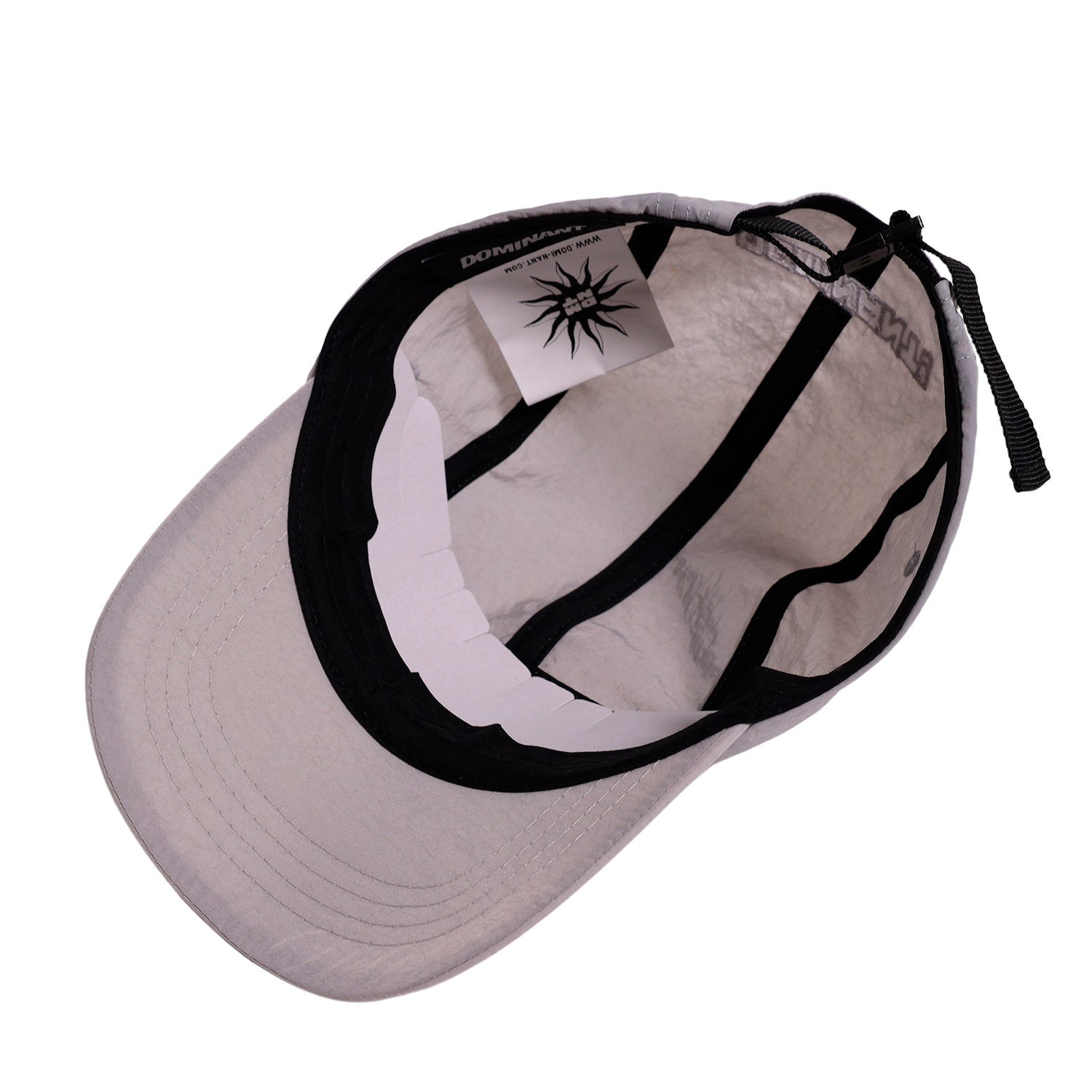 DOMINANT NYLON METAL CAMP CAP_SILVER