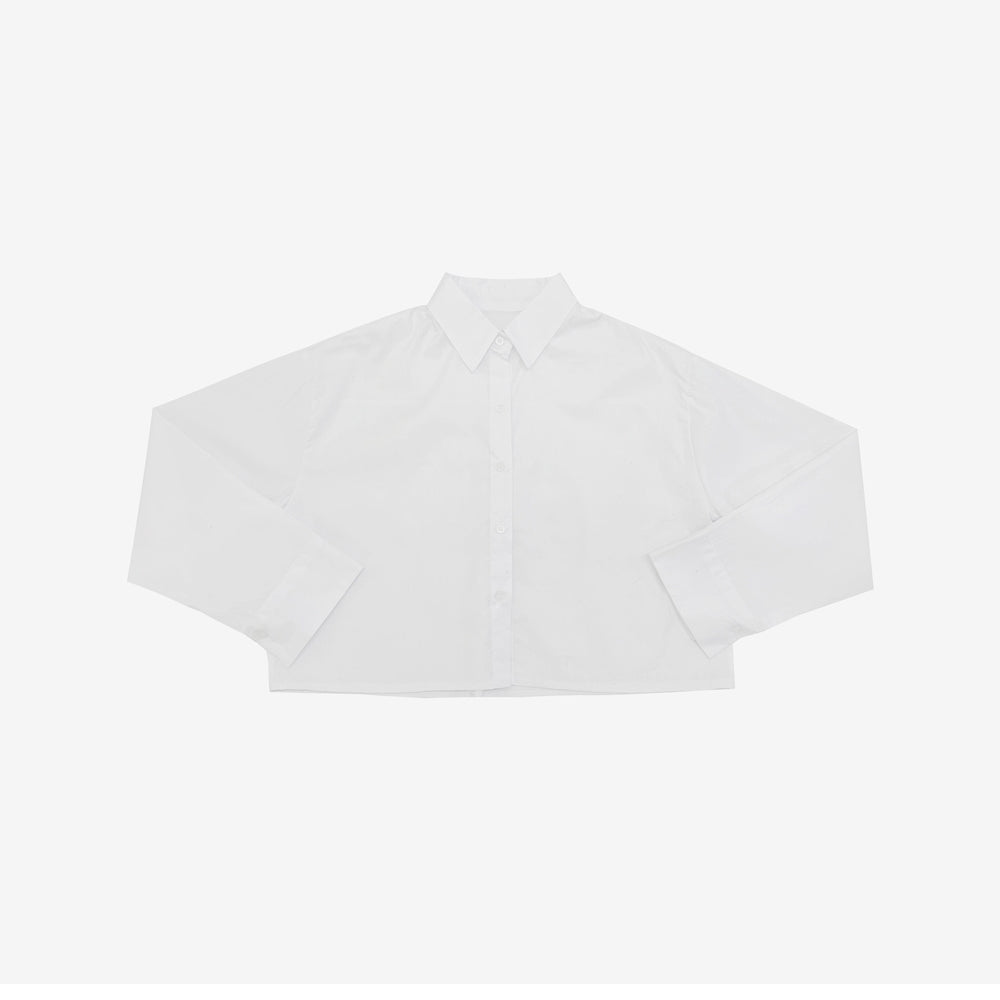 Austin Basic Crop Shirt