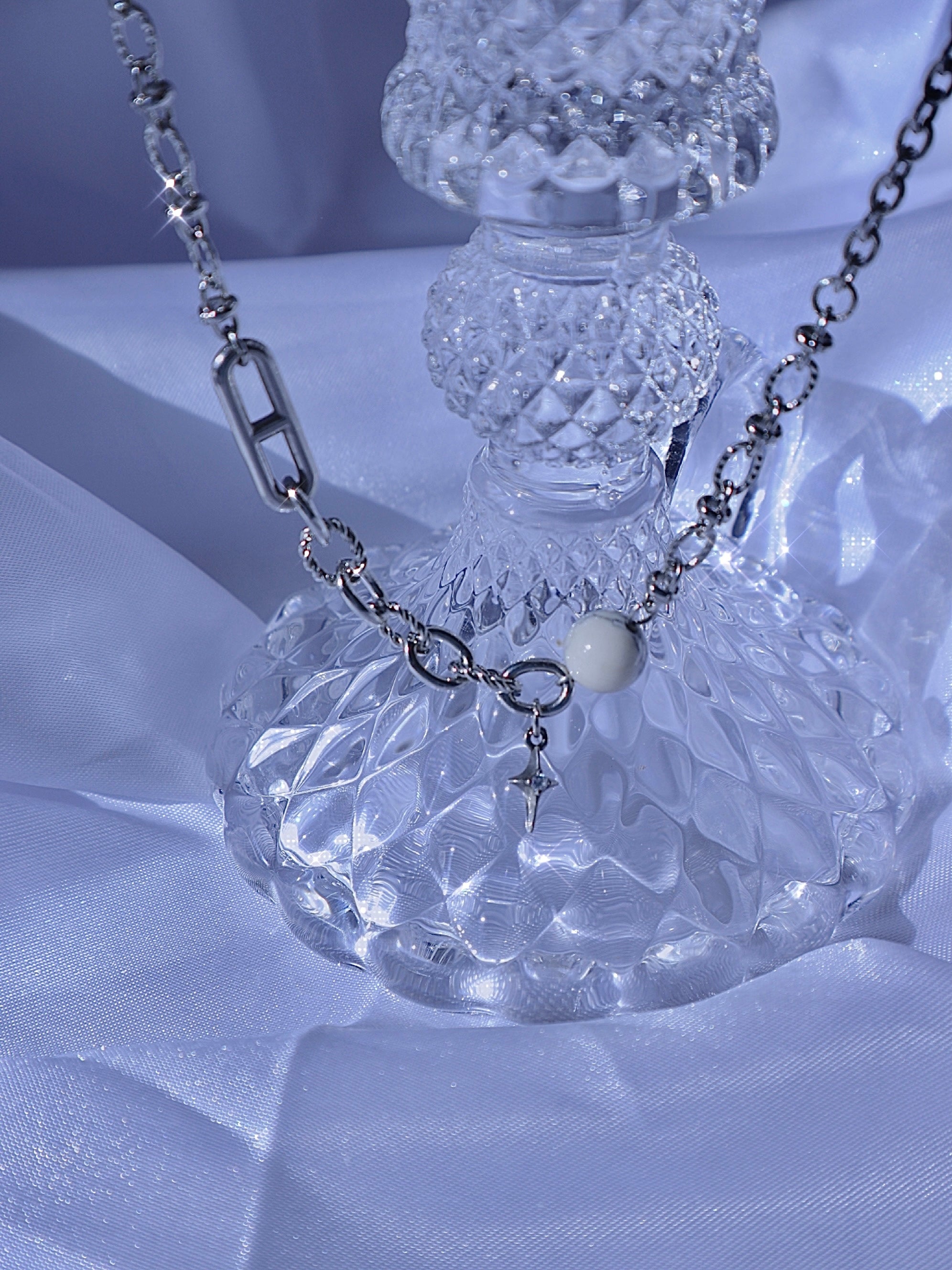Type 3 Chain Starlight Stone Choker Necklace