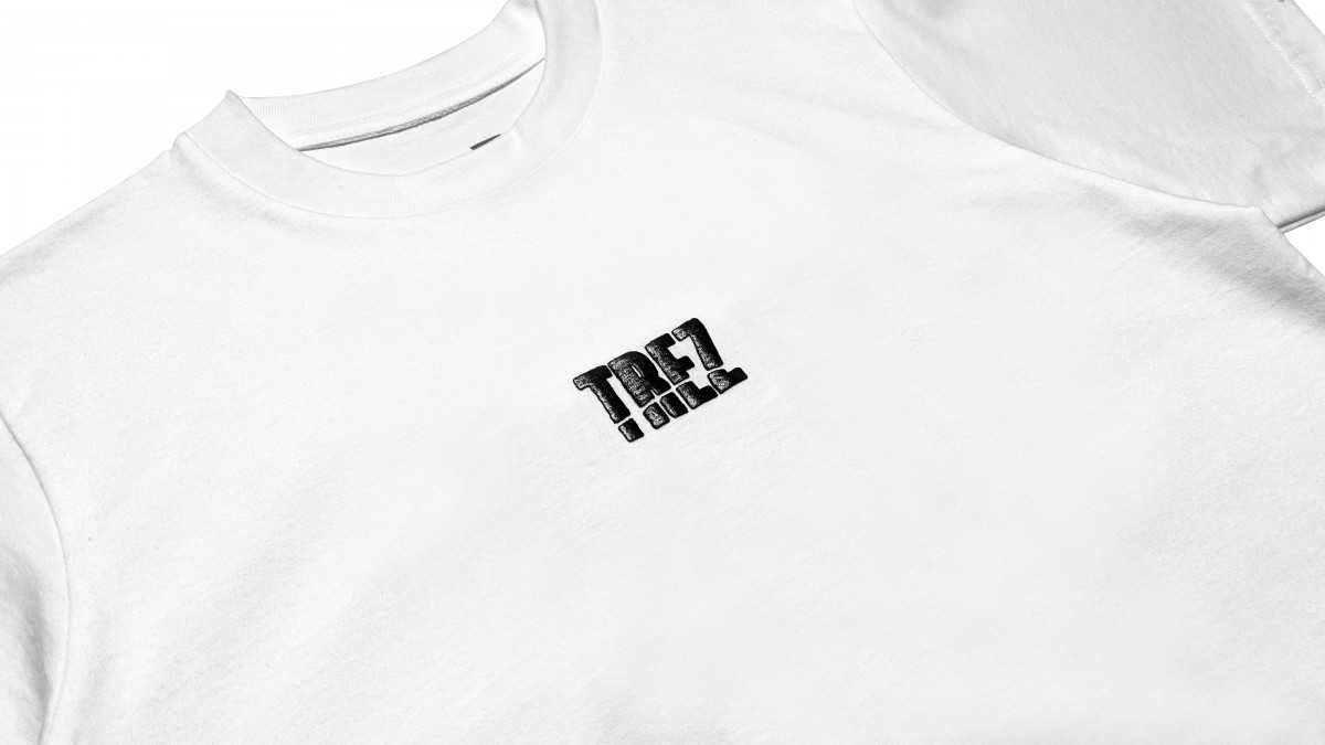 TZ SPLIT AMBIGRAM TEE - WHITE