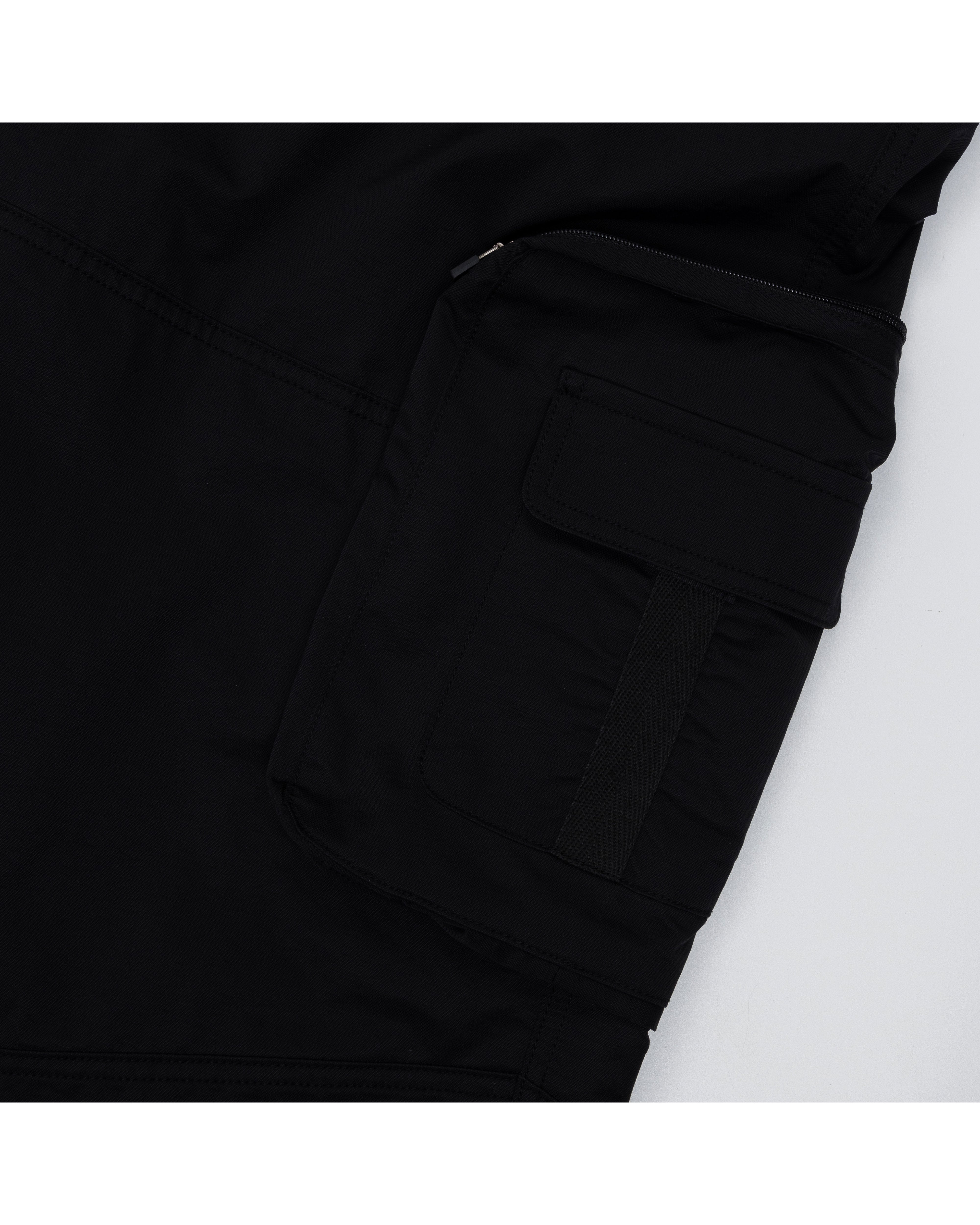 Taped Cargo Pants (Black)