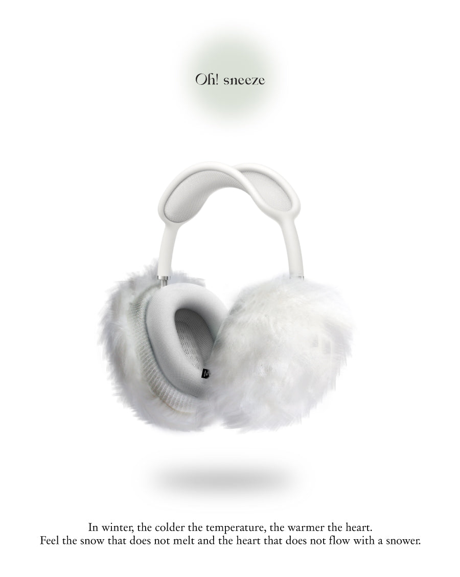 fluffy fur case_ white